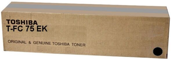 Toshiba Original Toshiba E-Studio 6570 c Toner (T-FC 75 EK / 6AK00000252) schwarz, 92.900 Seiten, 0,16 Rp pro Seite