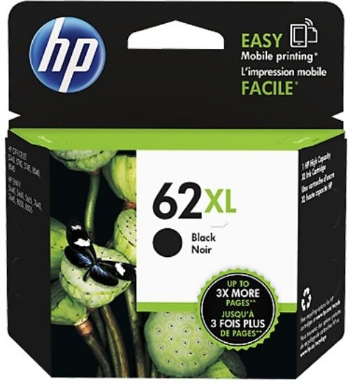 HP Original HP OfficeJet 5744 Tintenpatrone (62XL / C2P05AE) schwarz, 600 Seiten, 6,41 Rp pro Seite