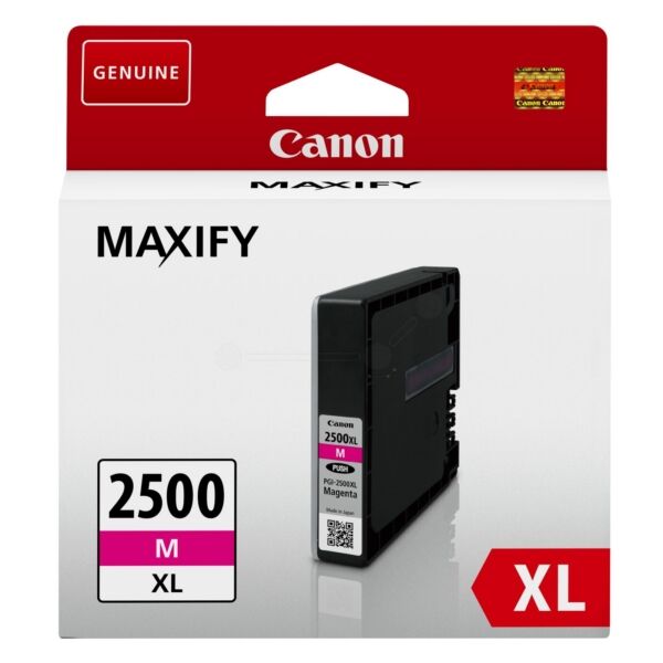 Canon Original Canon Maxify MB 5300 Series Tintenpatrone (PGI-2500 XLM / 9266 B 001) magenta, 1.295 Seiten, 1,74 Rp pro Seite, Inhalt: 19 ml