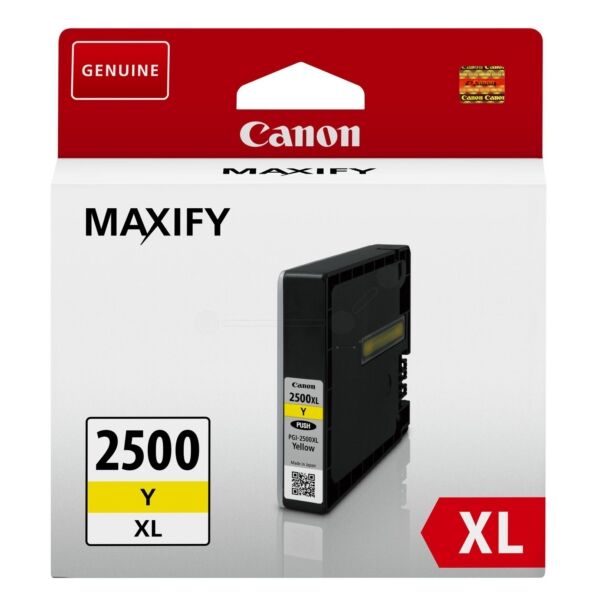Canon Original Canon Maxify MB 5150 Tintenpatrone (PGI-2500 XLY / 9267 B 001) gelb, 1.520 Seiten, 1,49 Rp pro Seite, Inhalt: 19 ml