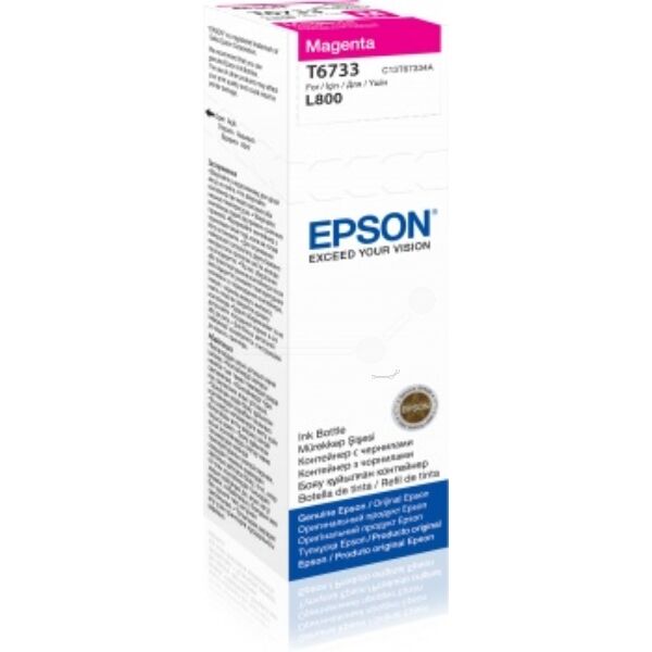 Epson Original Epson EcoTank L 850 Tintenpatrone (T6733 / C 13 T 67334A) magenta, Inhalt: 70 ml