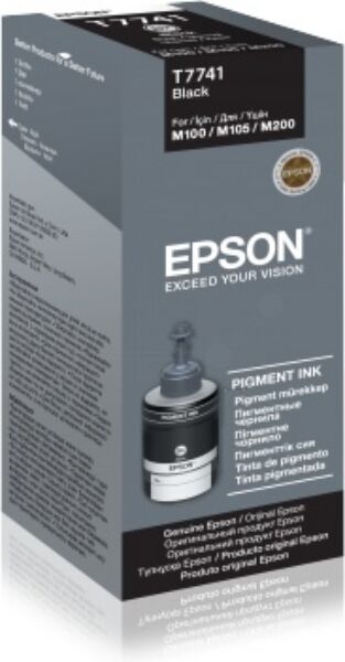 Epson Original Epson WorkForce M 100 Series Tintenpatrone (T7741 / C 13 T 77414A) schwarz, 6.000 Seiten, 0,21 Rp pro Seite, Inhalt: 140 ml