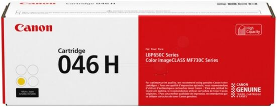 Canon Original Canon i-SENSYS LBP-654 Cx Toner (046H / 1251 C 002) gelb, 5.000 Seiten, 2,83 Rp pro Seite