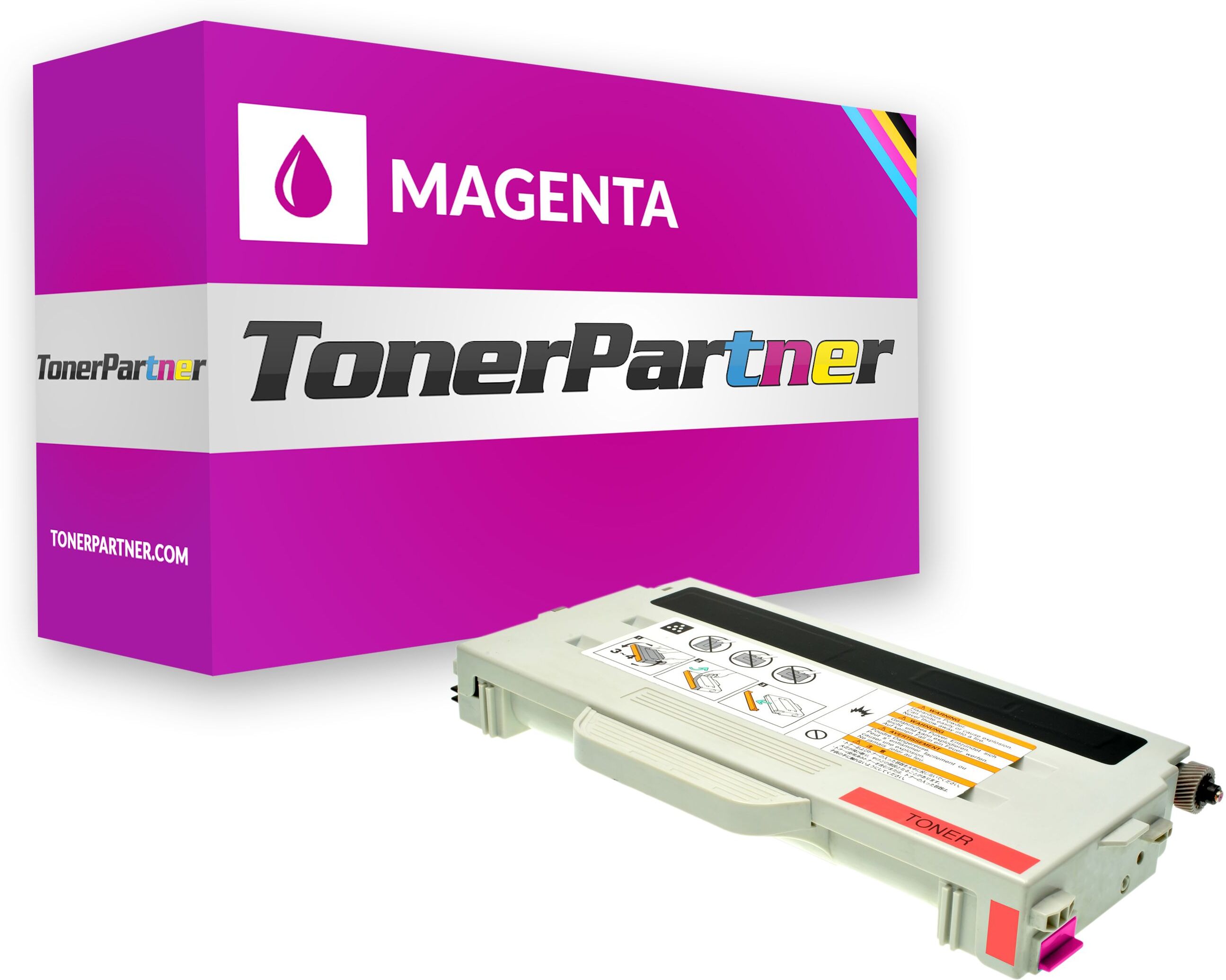 TonerPartner Kompatibel zu Brother MFC-9420 CN Toner (TN-04 M) magenta, 6.600 Seiten, 0,76 Rp pro Seite von TonerPartner