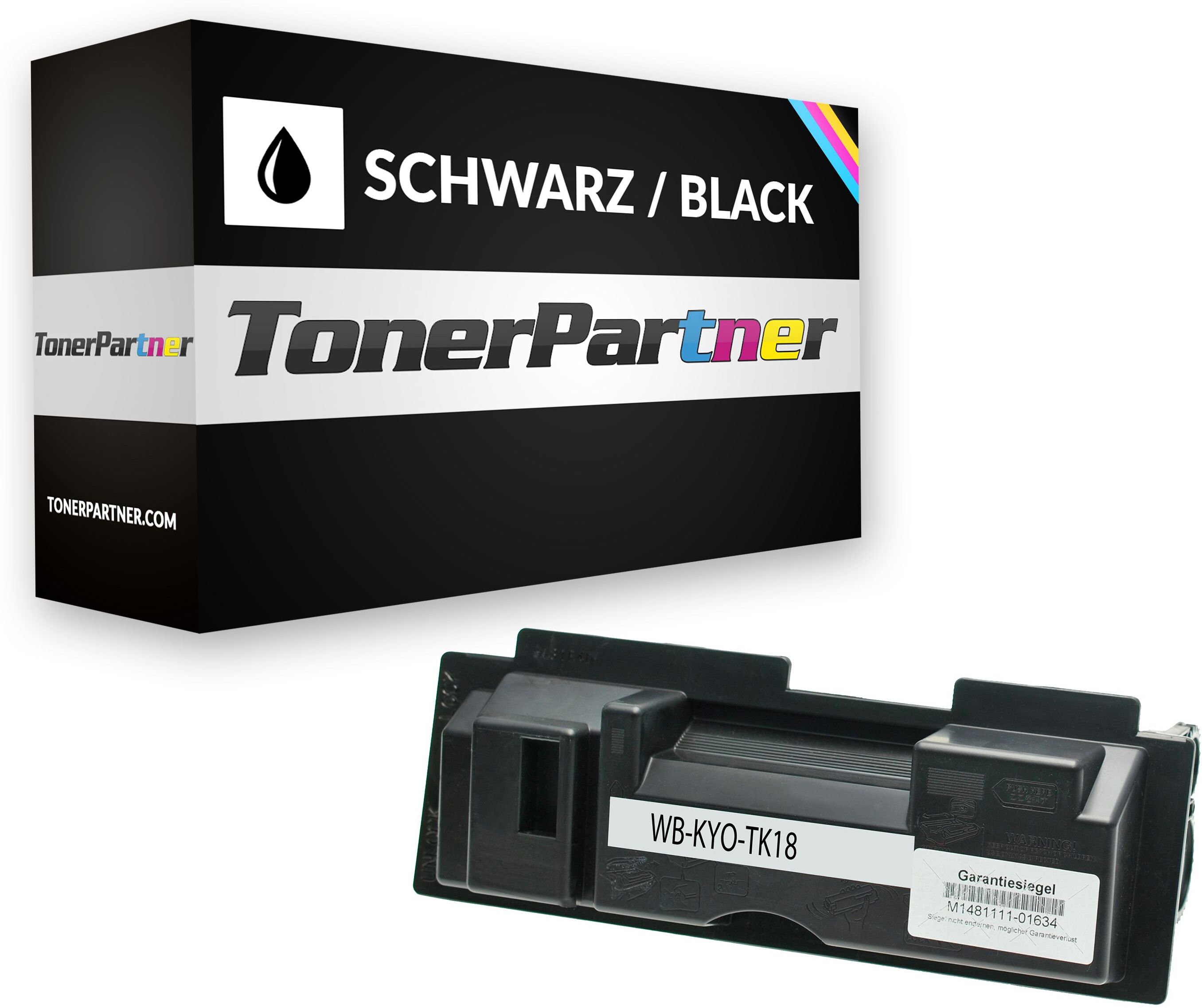 TonerPartner Kompatibel zu Copystar CS 1820 Toner (TK-18 / 1T02FM0EU0) schwarz, 7.200 Seiten, 0,38 Rp pro Seite von TonerPartner