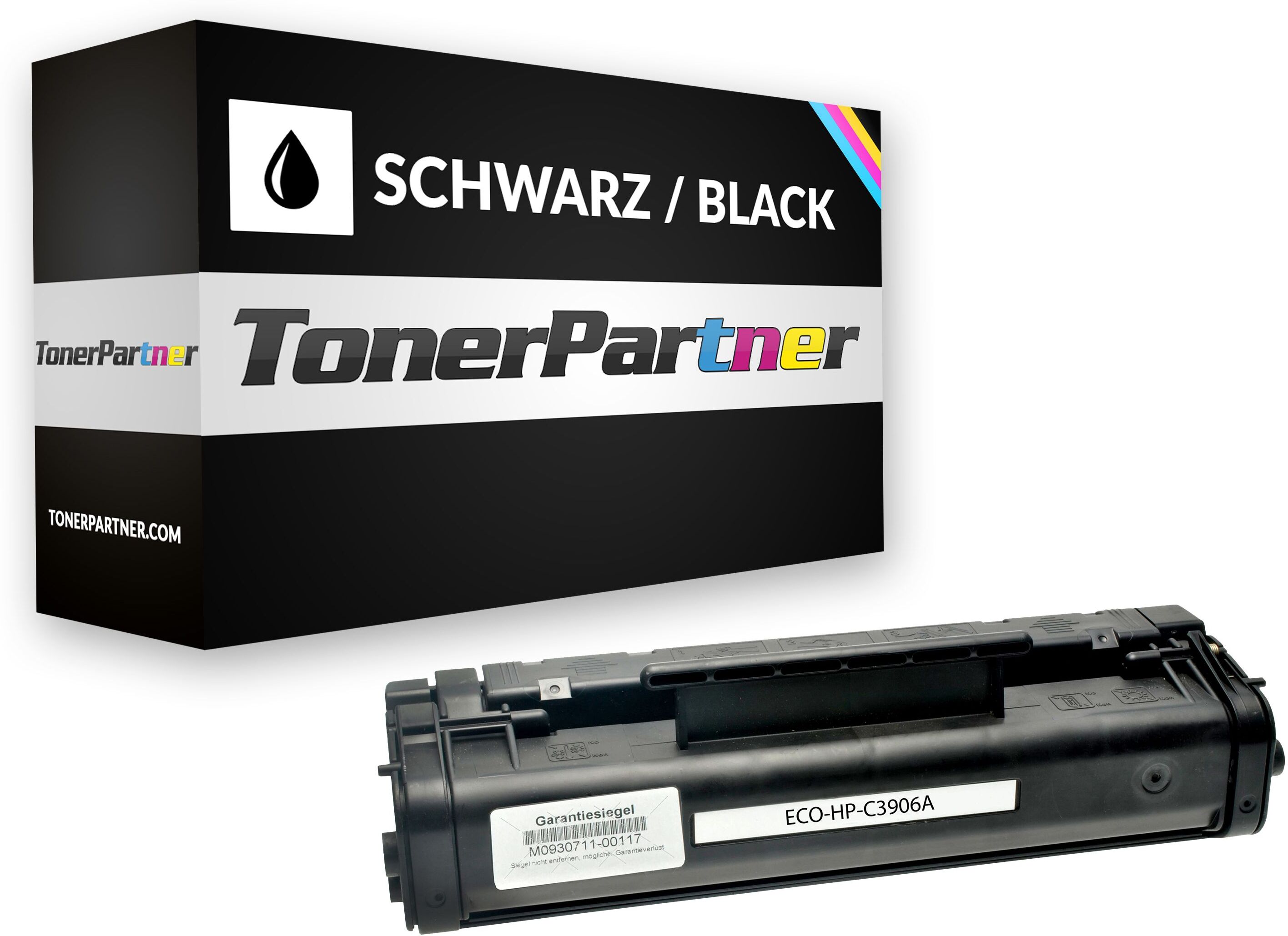 TonerPartner Kompatibel zu HP LaserJet 3150 Toner (06A / C 3906 A) schwarz, 2.500 Seiten, 1,59 Rp pro Seite von TonerPartner