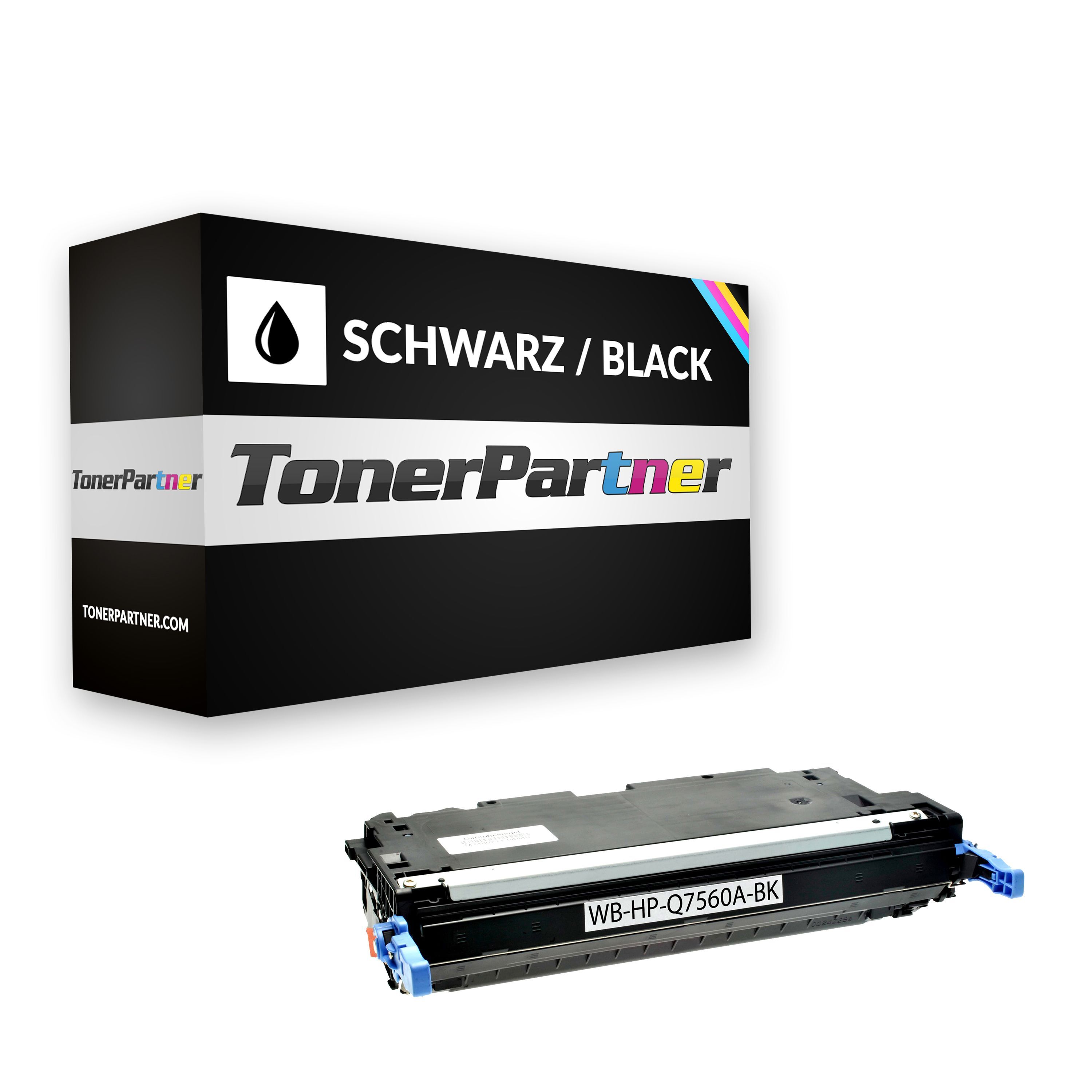 TonerPartner Kompatibel zu HP Color LaserJet 3000 Series Toner (314A / Q 7560 A) schwarz, 6.500 Seiten, 1,7 Rp pro Seite von TonerPartner