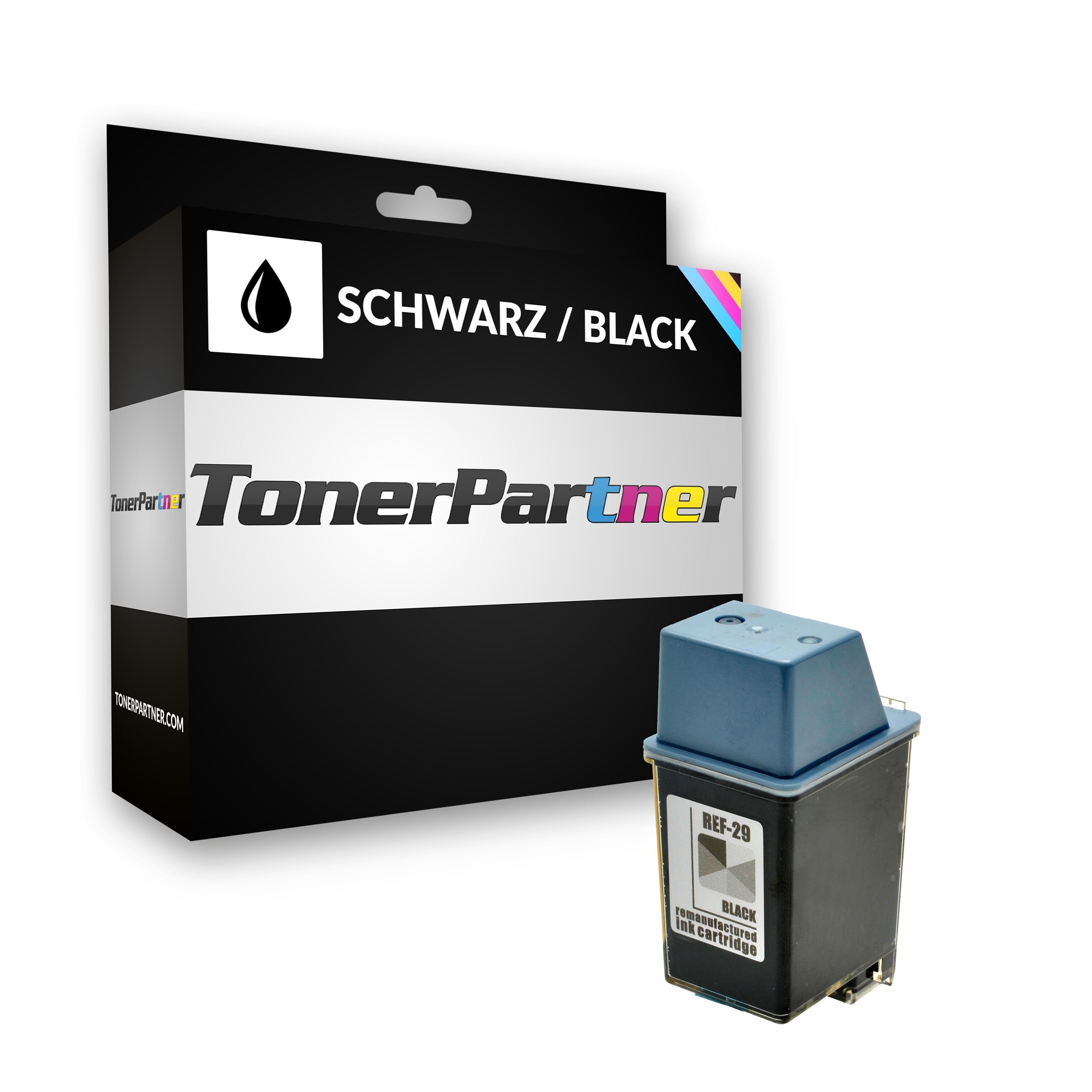 TonerPartner Kompatibel zu HP Deskwriter 600 Tintenpatrone (29 / 51629 AE) schwarz, 650 Seiten, 3,03 Rp pro Seite, Inhalt: 40 ml von TonerPartner