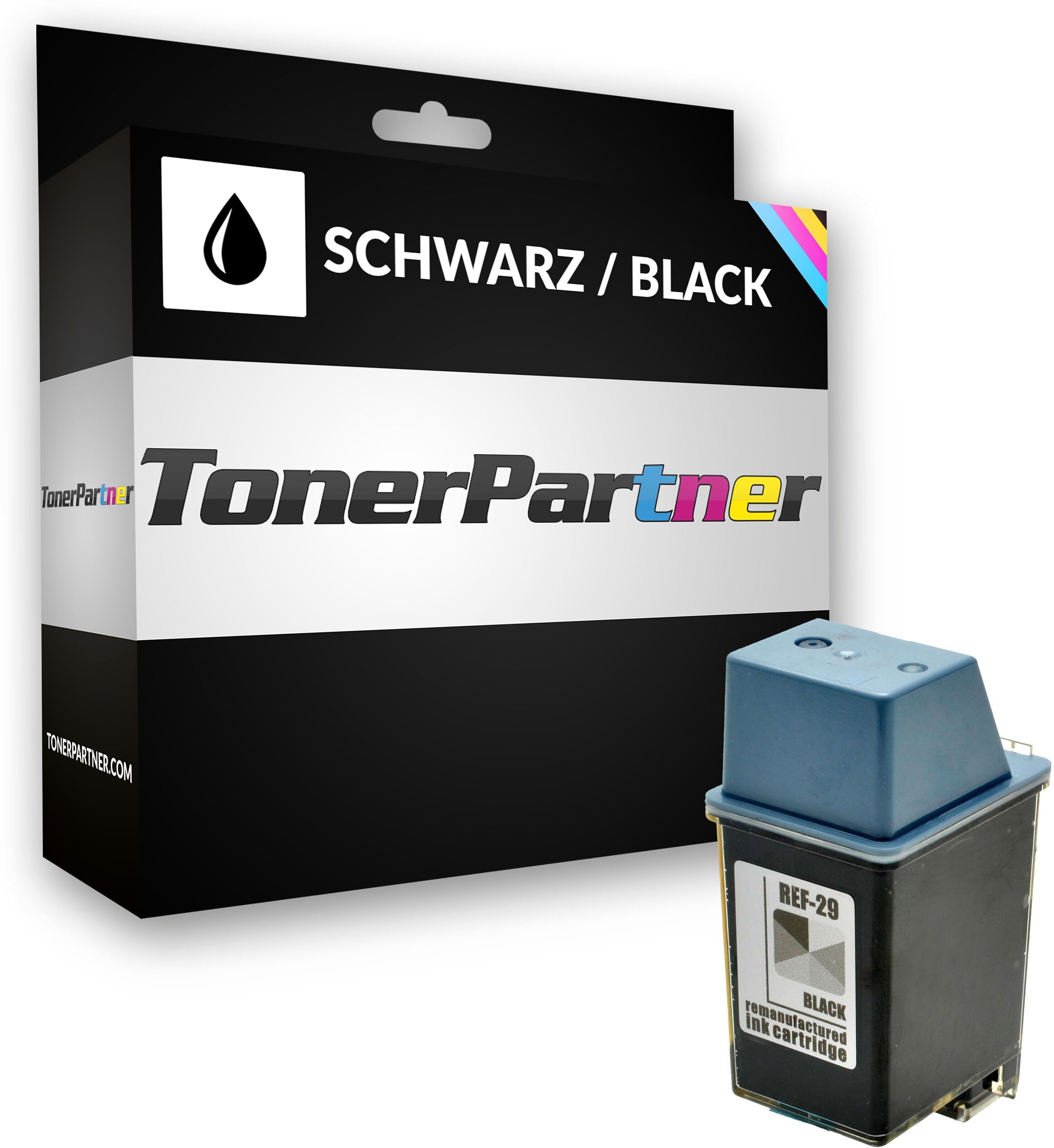 TonerPartner Kompatibel zu HP DeskJet 690 C Tintenpatrone (29 / 51629 AE) schwarz, 650 Seiten, 3,03 Rp pro Seite, Inhalt: 40 ml von TonerPartner