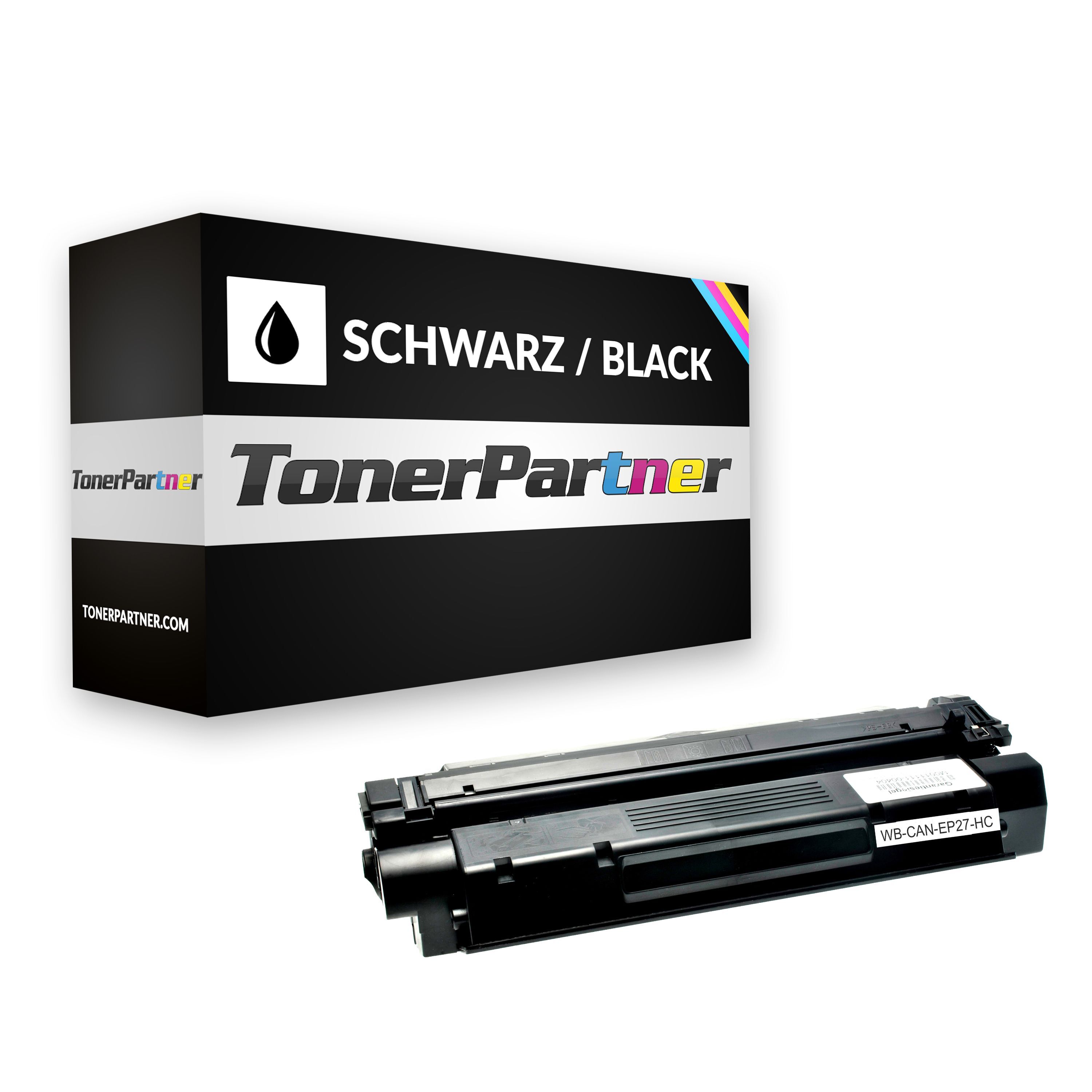 TonerPartner Kompatibel zu Canon Laserbase MF 3222 Toner (EP-27 / 8489 A 002) schwarz, 2.500 Seiten, 1,64 Rp pro Seite von TonerPartner