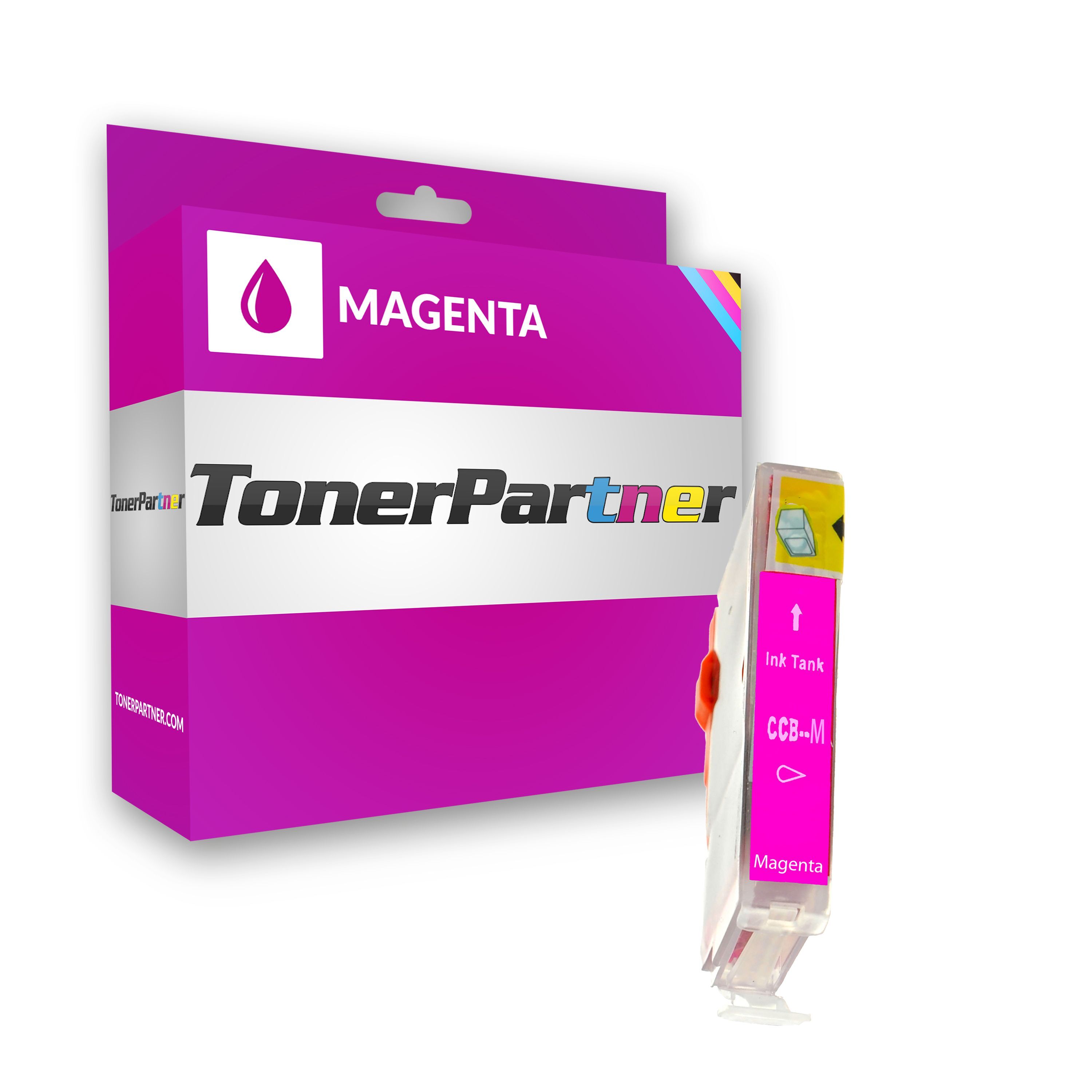 TonerPartner Kompatibel zu Odixion UNO Premium Tintenpatrone (BCI-3 EM / 4481 A 002) magenta, 400 Seiten, 0,86 Rp pro Seite, Inhalt: 12 ml von TonerPartner
