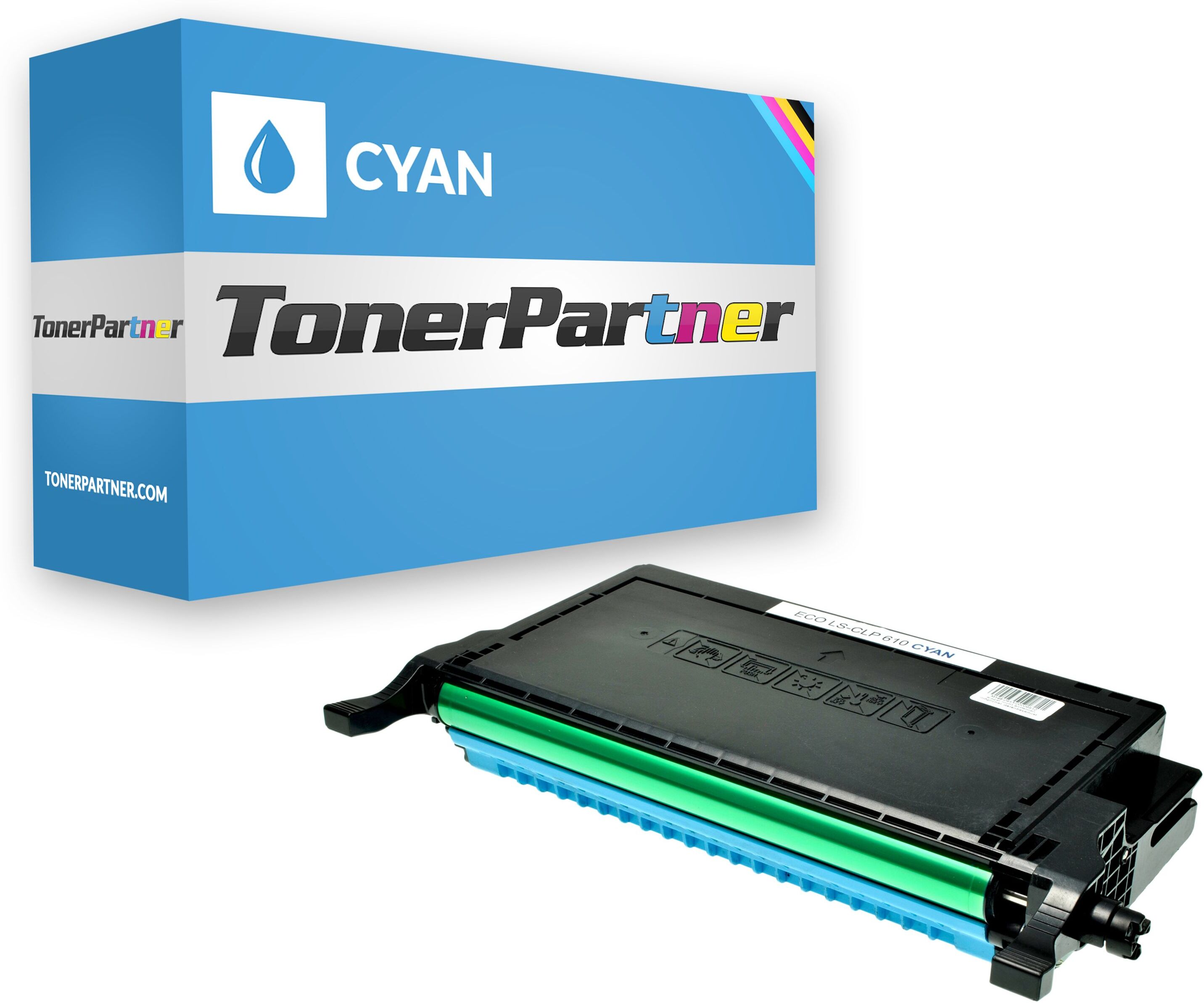 TonerPartner Kompatibel zu Samsung CLX-6200 ND Toner (C660 / CLP-C 660 B/ELS) cyan, 5.000 Seiten, 1,29 Rp pro Seite von TonerPartner