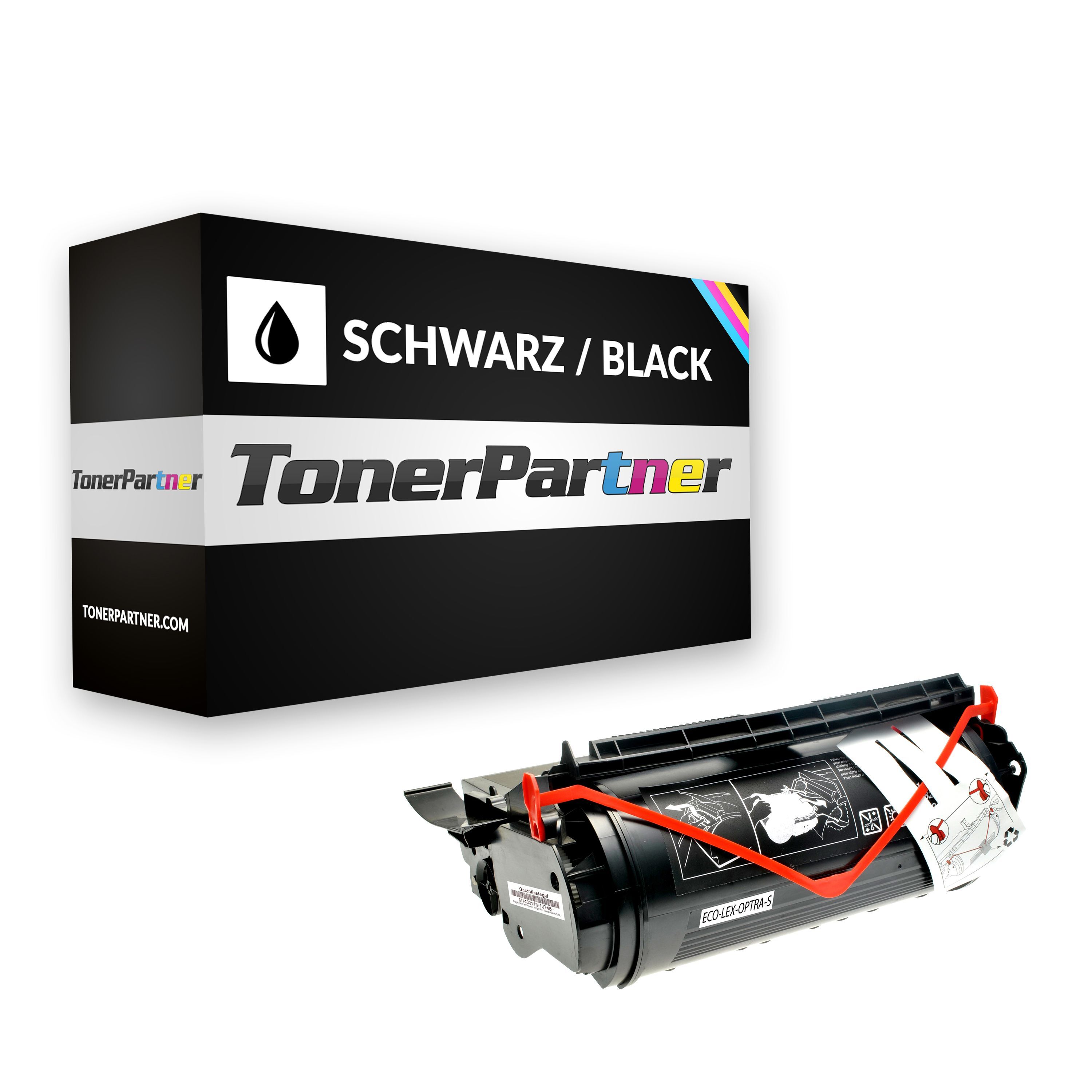 TonerPartner Kompatibel zu Lexmark Optra S 1625 Series Toner (12A1544) schwarz, 17.600 Seiten, 0,35 Rp pro Seite von TonerPartner