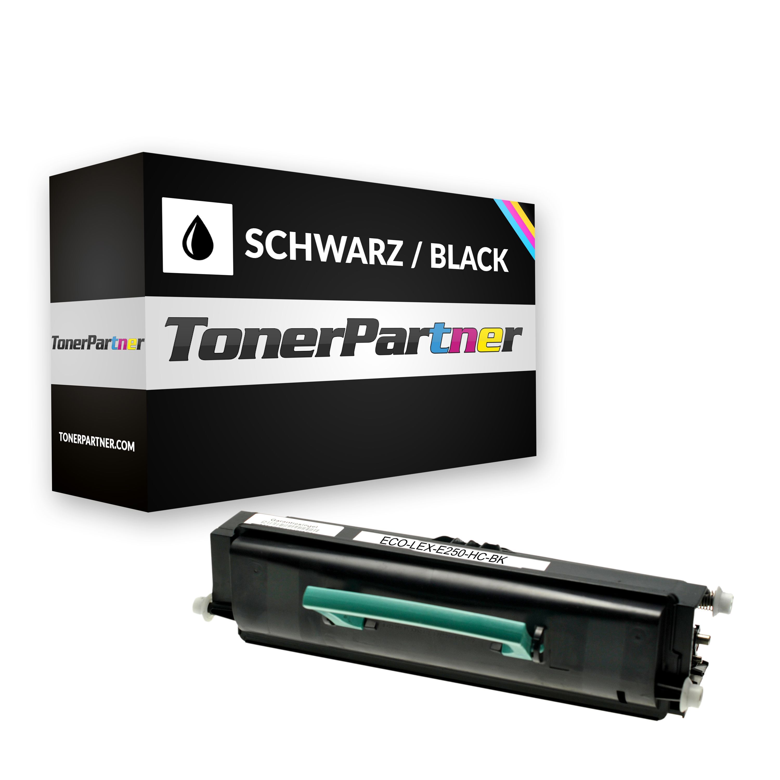 TonerPartner Kompatibel zu Lexmark Optra E 350 D Toner (E250A31E) schwarz, 3.500 Seiten, 1,6 Rp pro Seite von TonerPartner