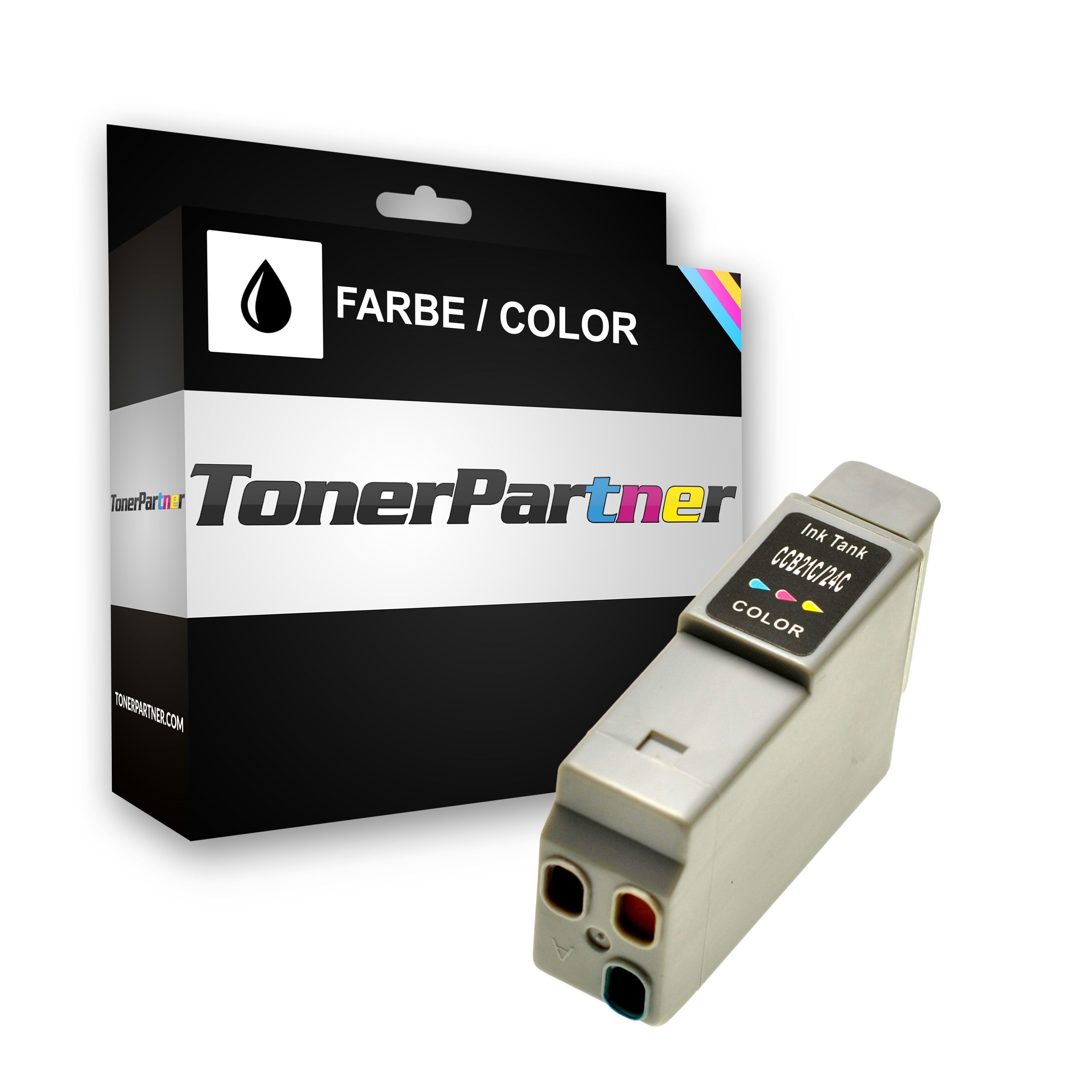 TonerPartner Kompatibel zu Calcomp Techjet Designer 5524 Tintenpatrone (BCI-21 C / 0955 A 002) farbe, 120 Seiten, 4,83 Rp pro Seite von TonerPartner