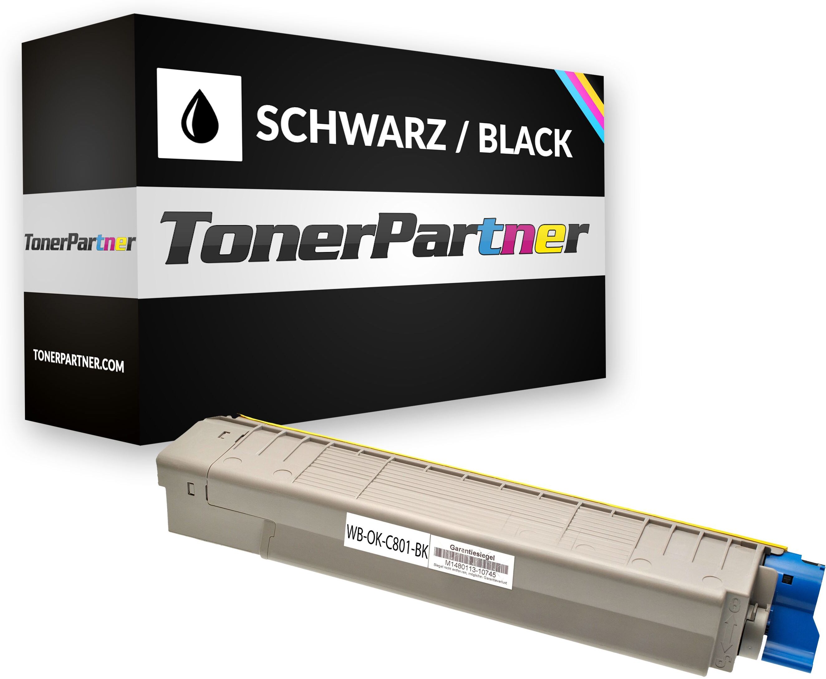 TonerPartner Kompatibel zu OKI C 821 Series Toner (44643004) schwarz, 7.000 Seiten, 0,84 Rp pro Seite von TonerPartner