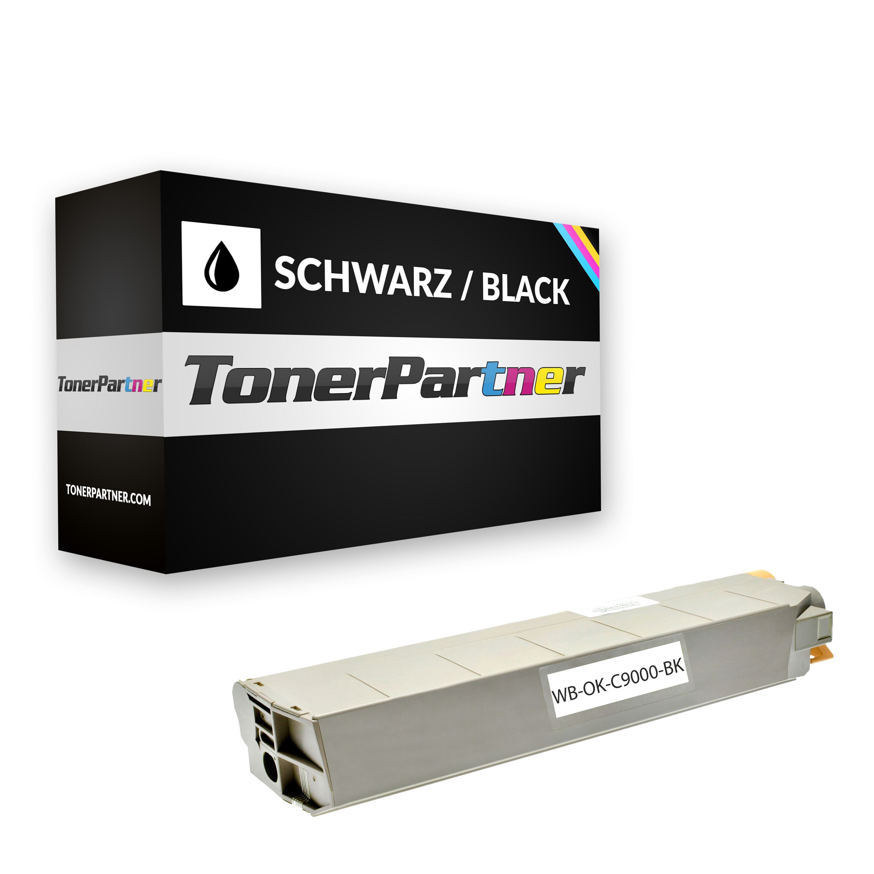 TonerPartner Kompatibel zu OKI C 9400 Toner (41515212) schwarz, 15.000 Seiten, 0,64 Rp pro Seite - ersetzt Tonerkartusche 41515212 für OKI C9400 von TonerPartner