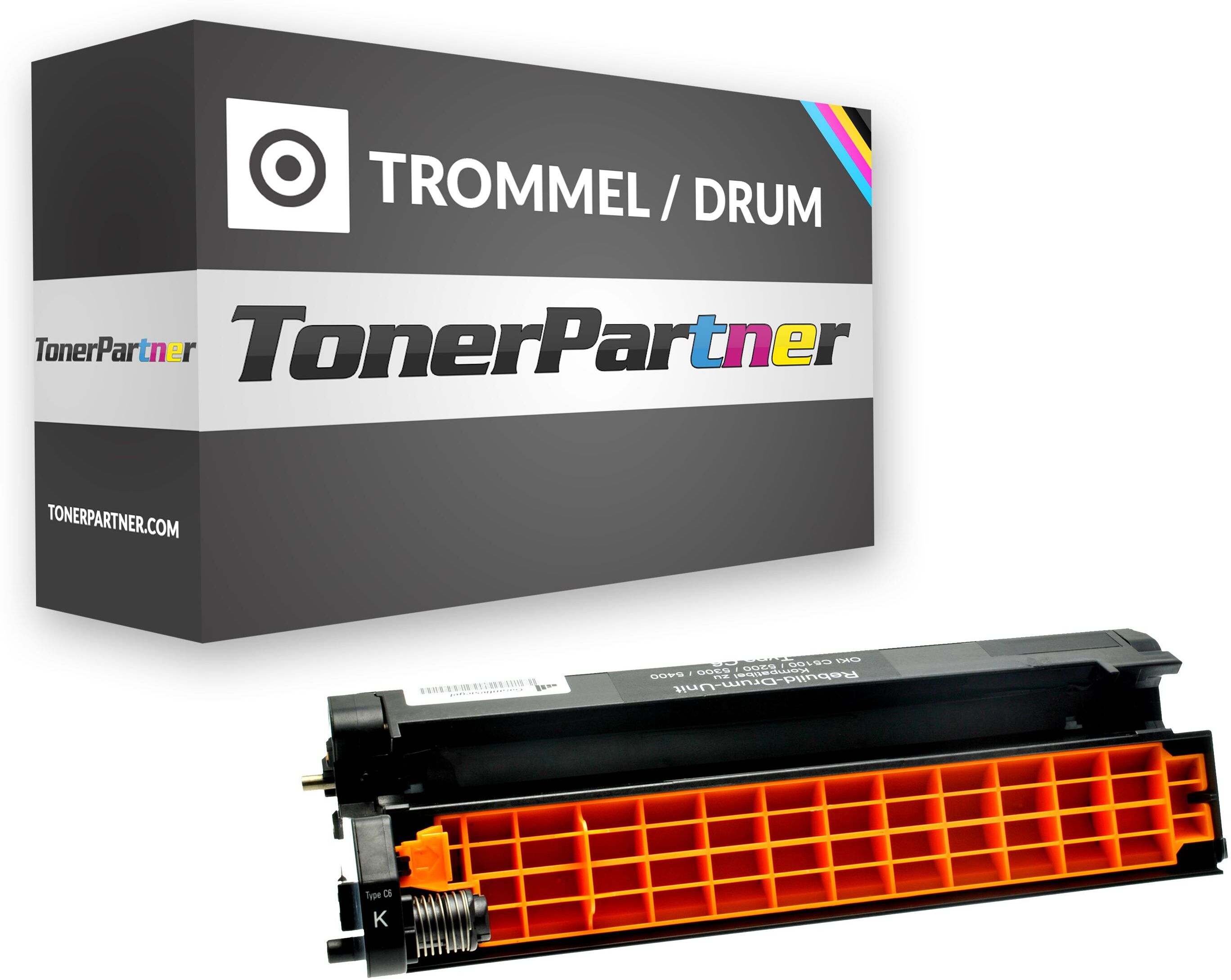 TonerPartner Kompatibel zu OKI 42126673 Trommel schwarz, 17.000 Seiten, 0,31 Rp pro Seite - ersetzt OKI 42126673 Trommeleinheit von TonerPartner