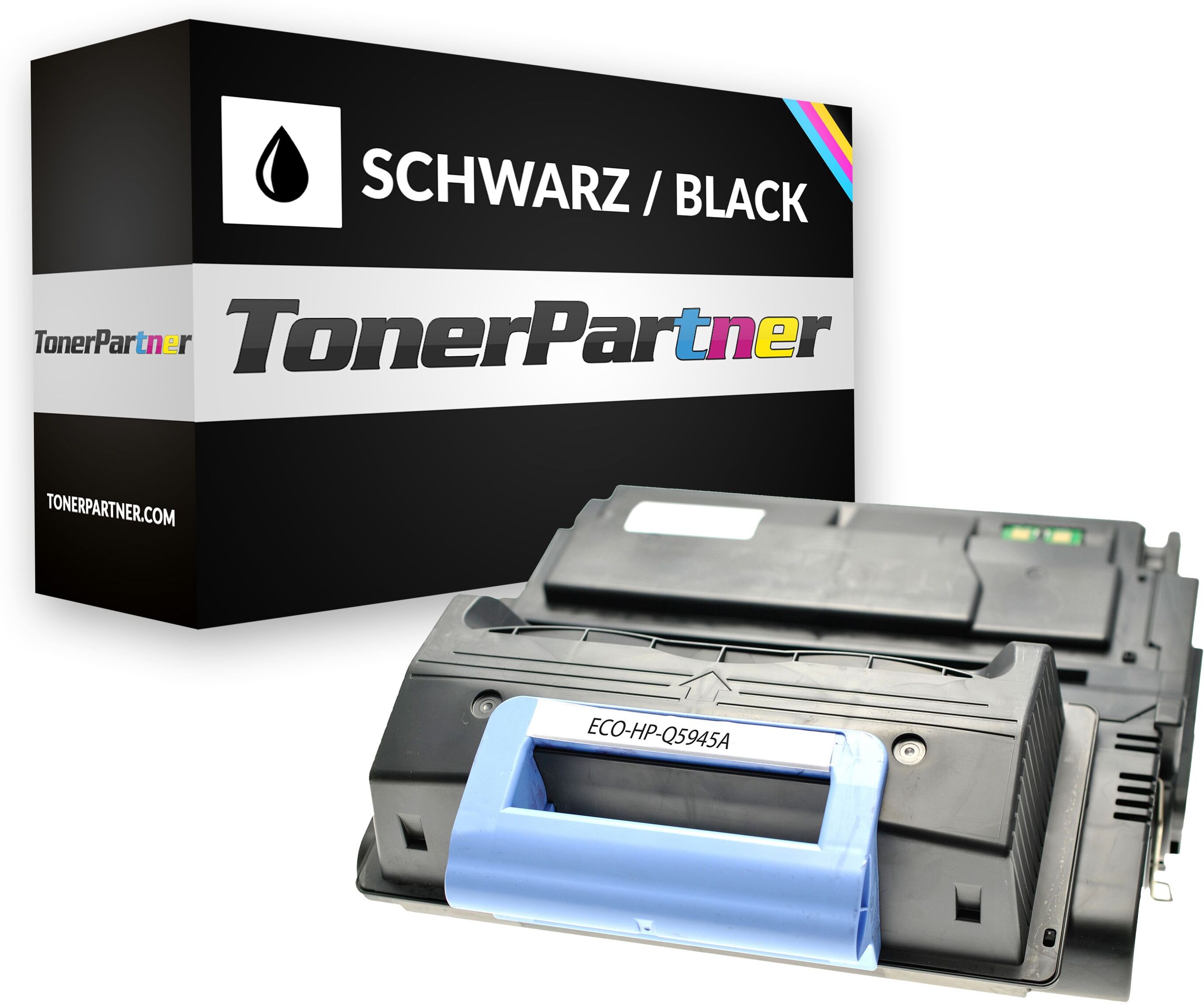 TonerPartner Kompatibel zu HP LaserJet M 4345 dtnxm MFP Toner (45A / Q 5945 A) schwarz, 18.000 Seiten, 0,46 Rp pro Seite von TonerPartner