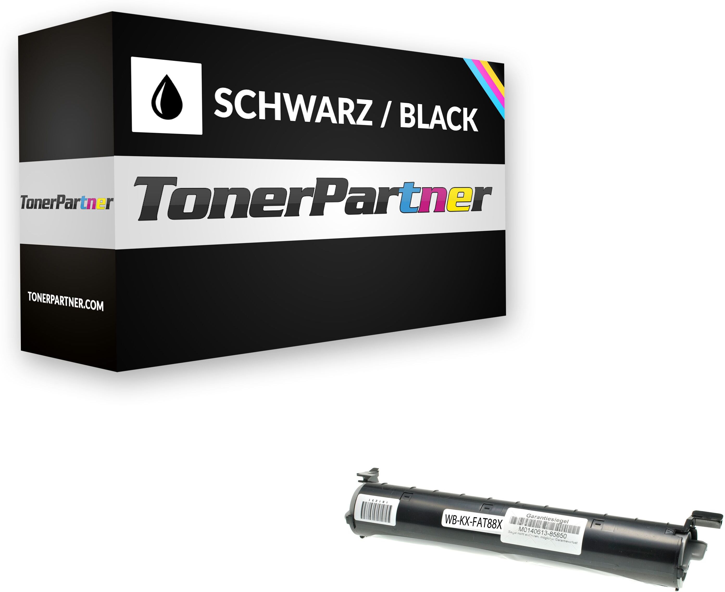 TonerPartner Kompatibel zu Panasonic KX-FL 401 Toner (KX-FAT 88 X) schwarz, 2.000 Seiten, 1,31 Rp pro Seite von TonerPartner