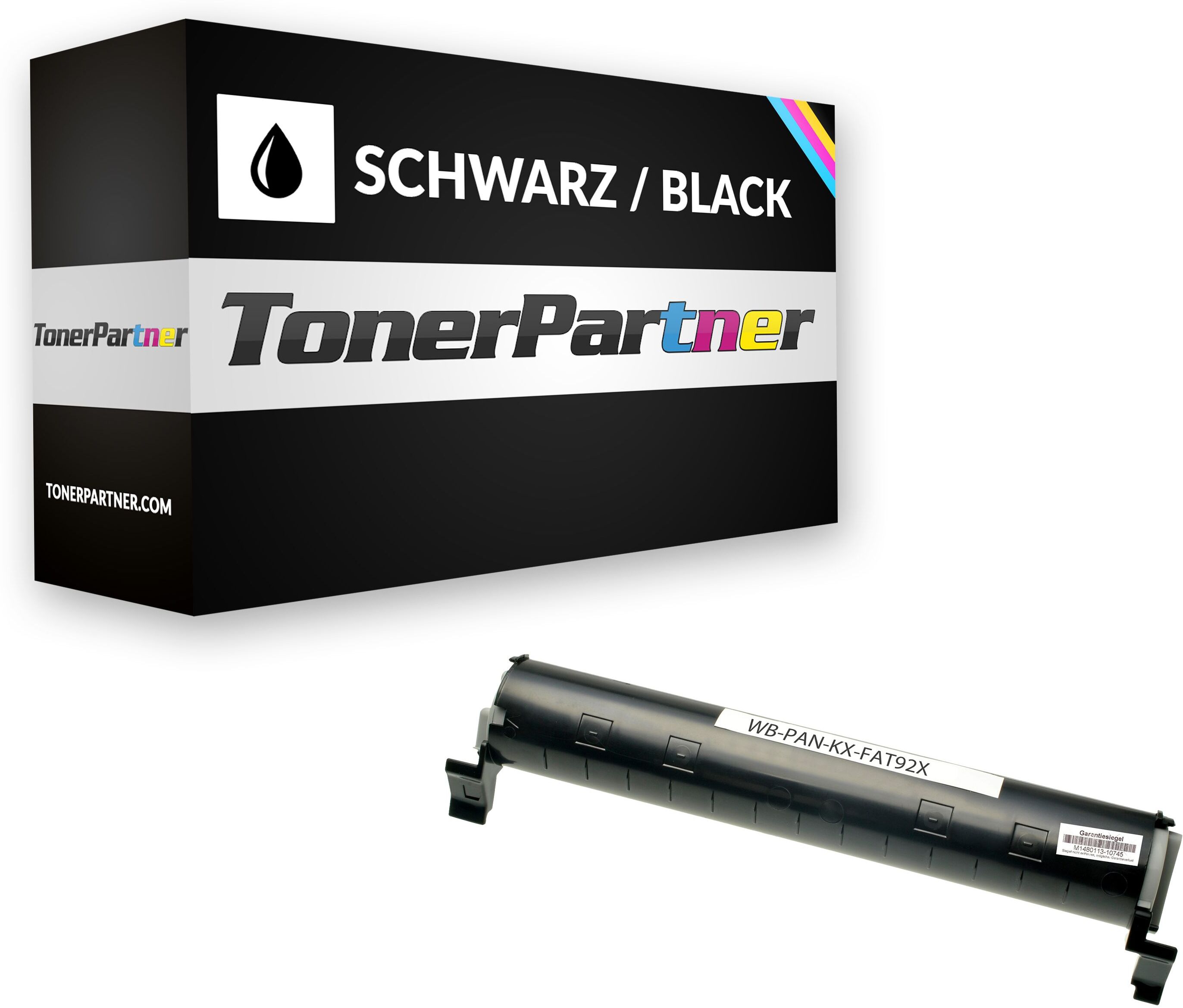 TonerPartner Kompatibel zu Panasonic KX-MB 770 Series Toner (KX-FAT 92 X) schwarz, 2.000 Seiten, 0,92 Rp pro Seite von TonerPartner