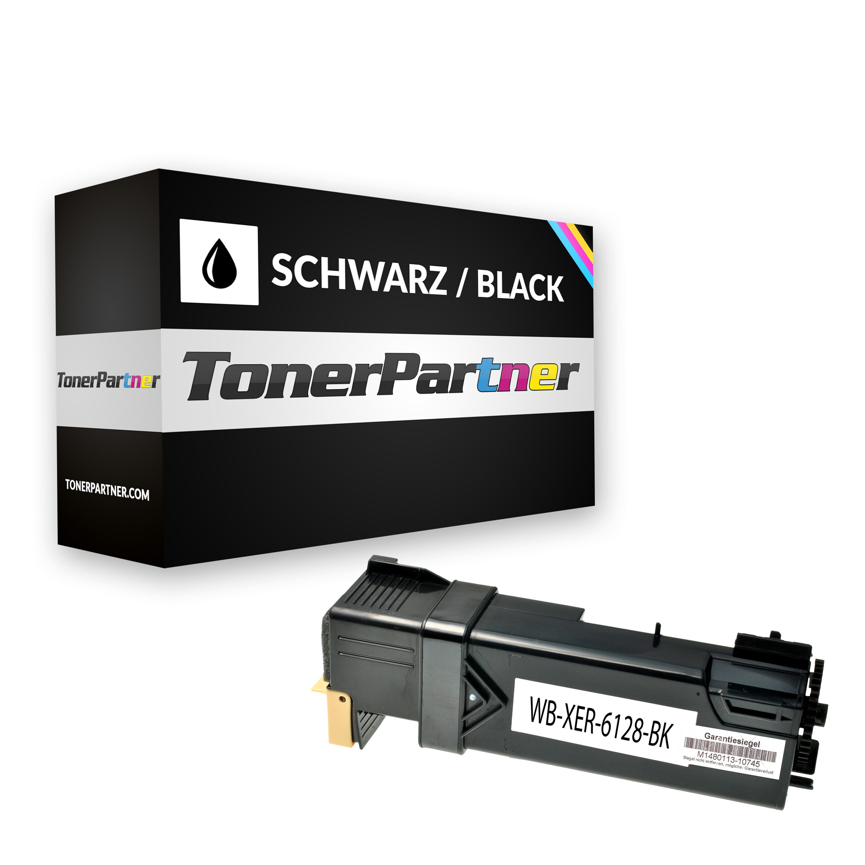 TonerPartner Kompatibel zu Xerox Phaser 6128 Series Toner (106 R 01455) schwarz, 3.100 Seiten, 1,72 Rp pro Seite von TonerPartner