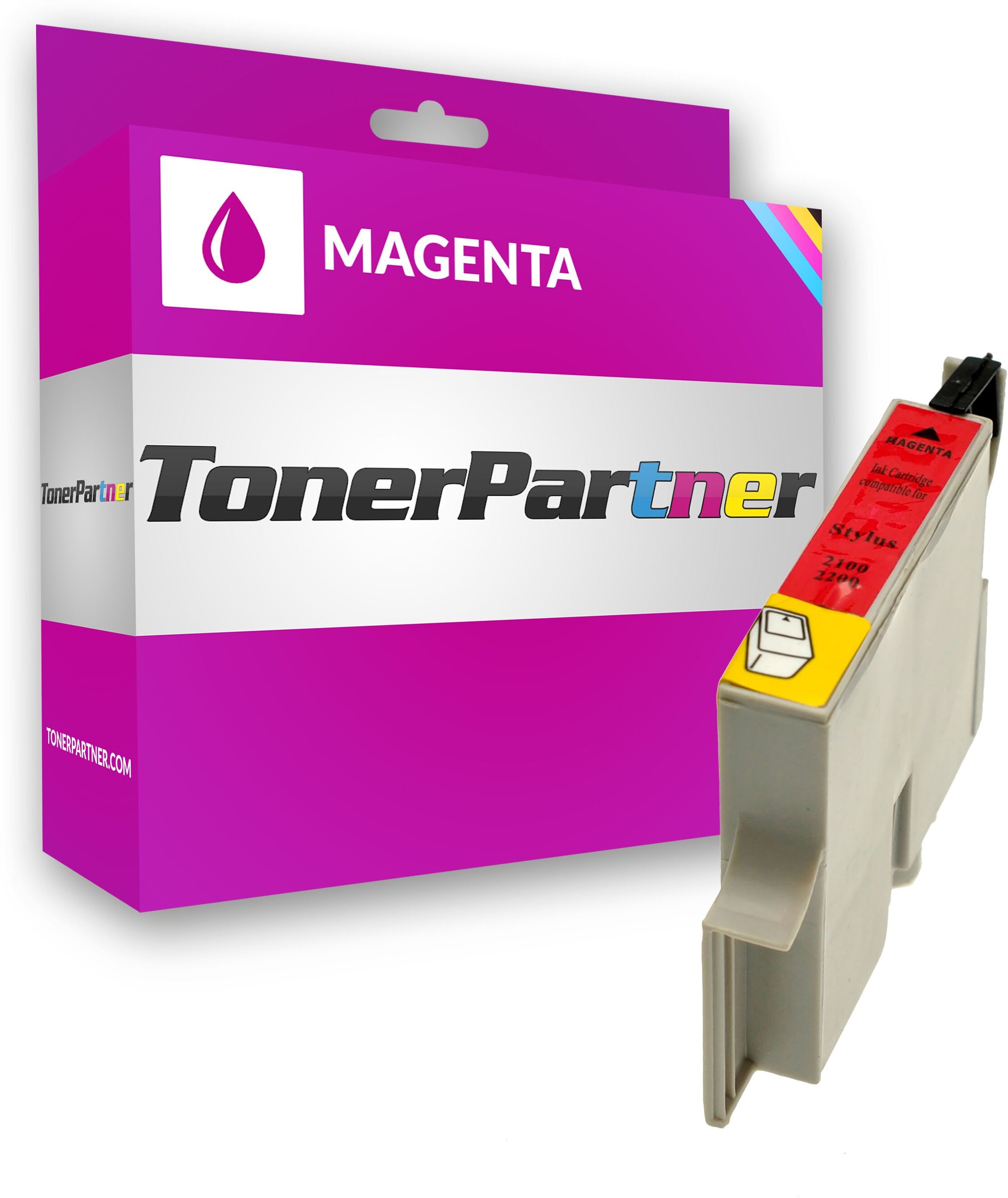 TonerPartner Kompatibel zu Epson C 13 T 03434010 / T0343 Tintenpatrone magenta, 440 Seiten, 1,39 Rp pro Seite, Inhalt: 15 ml von TonerPartner