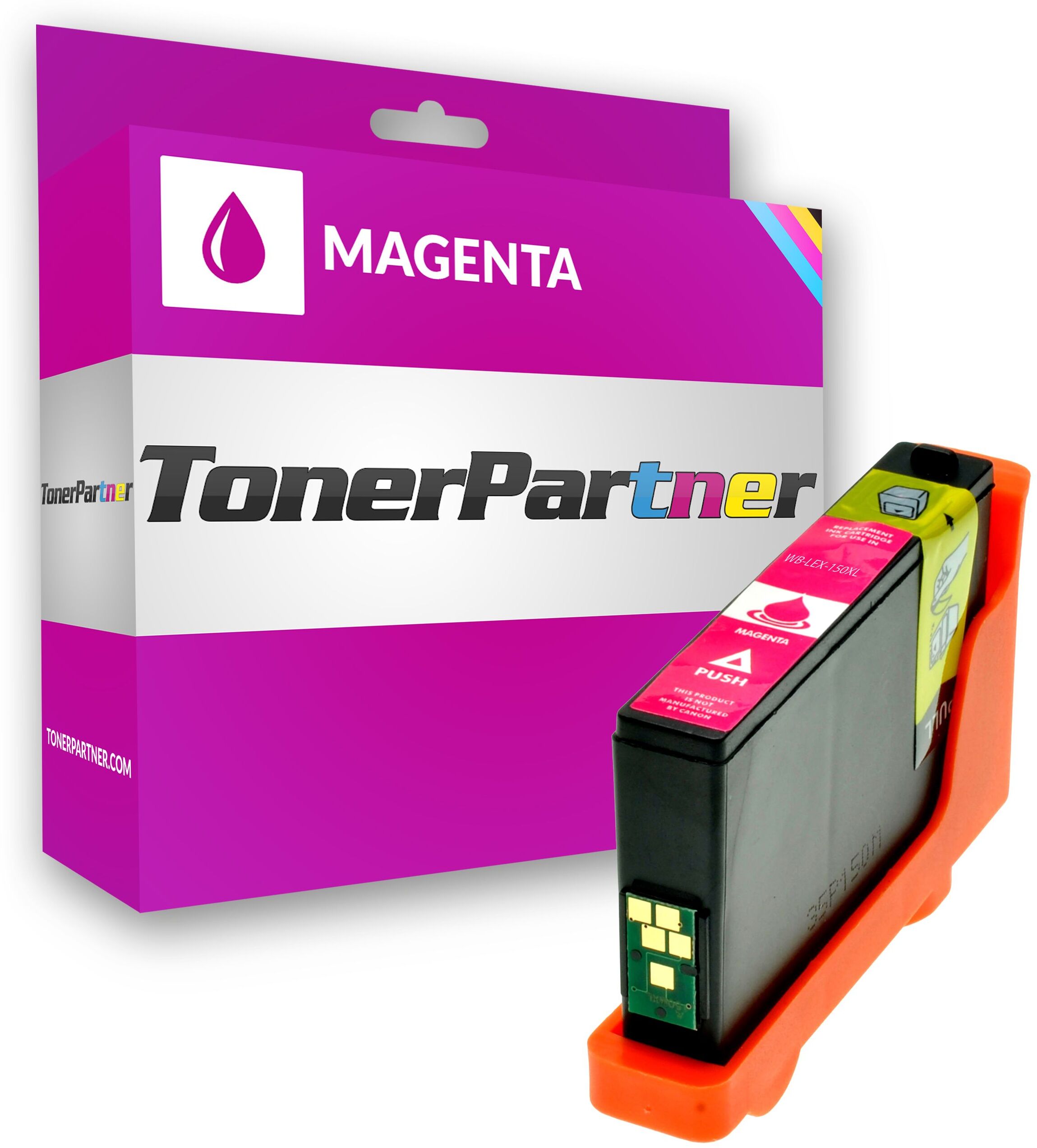 TonerPartner Kompatibel zu Lexmark Pro 915 Tintenpatrone (150XL / 14N1616E) magenta, 760 Seiten, 1,79 Rp pro Seite, Inhalt: 14 ml von TonerPartner