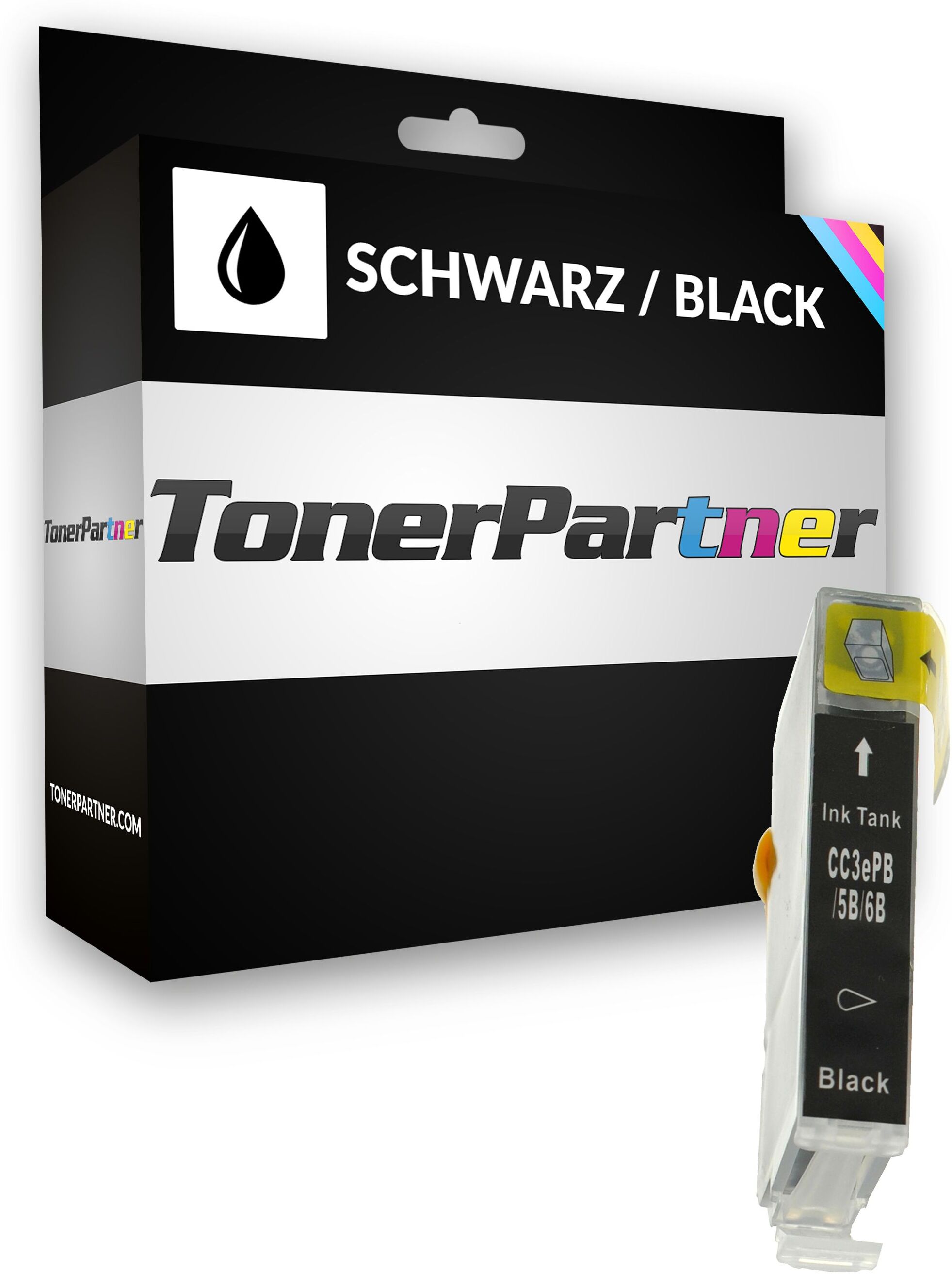 TonerPartner Kompatibel zu Canon Pixma IP 6000 D Tintenpatrone (BCI-6 BK / 4705 A 002) schwarz, 280 Seiten, 1,09 Rp pro Seite, Inhalt: 12 ml von TonerPartner