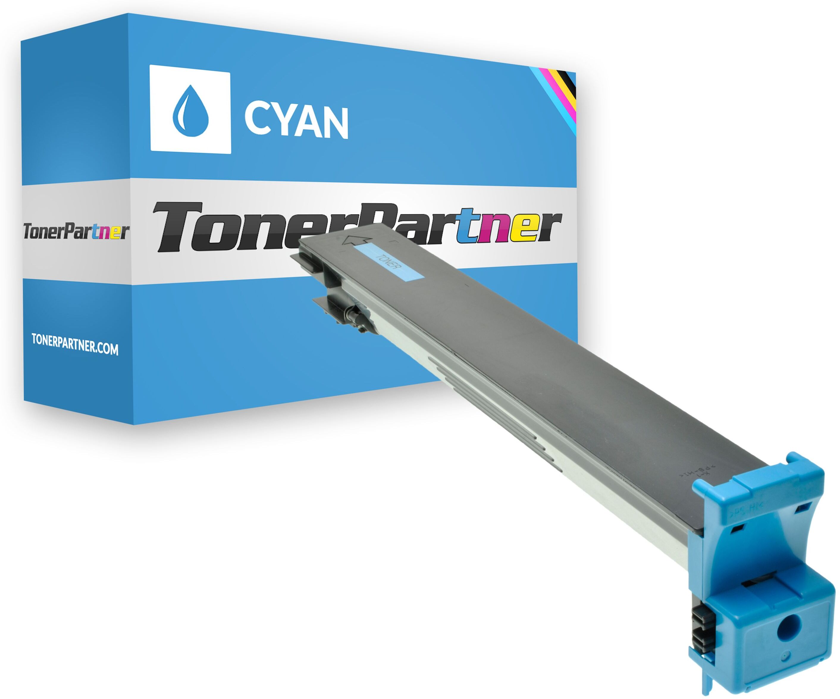 TonerPartner Kompatibel zu Konica Minolta Bizhub C 250 Toner (TN-210 C / 8938-512) cyan, 12.000 Seiten, 0,52 Rp pro Seite von TonerPartner