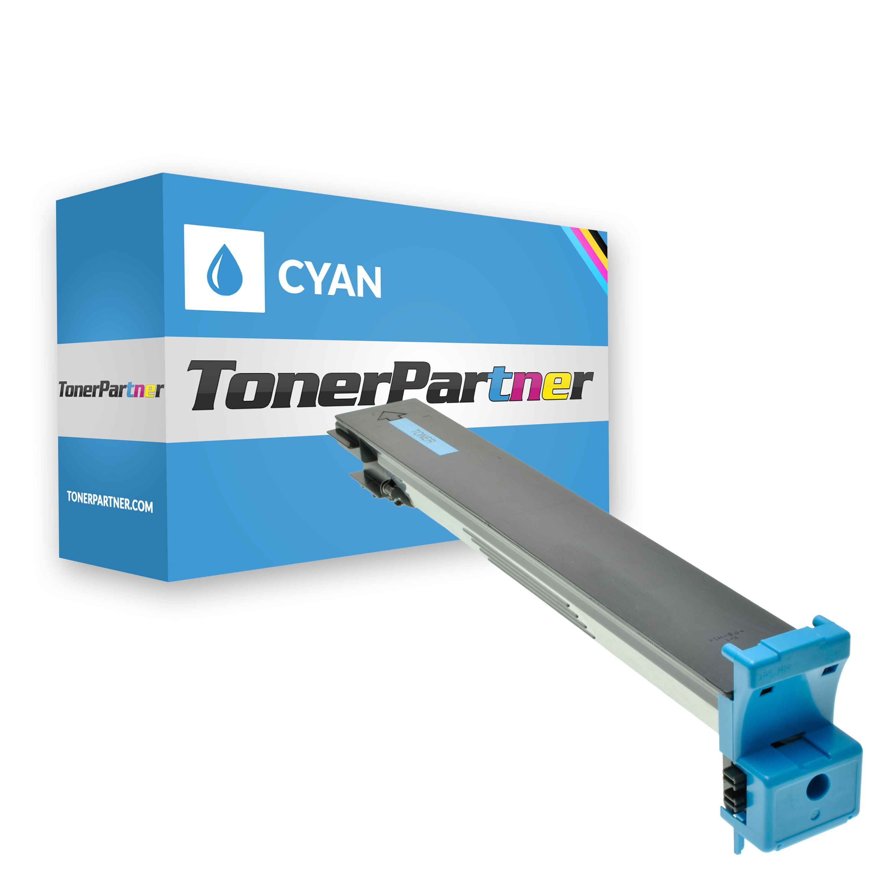 TonerPartner Kompatibel zu Konica Minolta Bizhub C 300 Toner (TN-312 C / 8938-708) cyan, 12.000 Seiten, 0,27 Rp pro Seite von TonerPartner