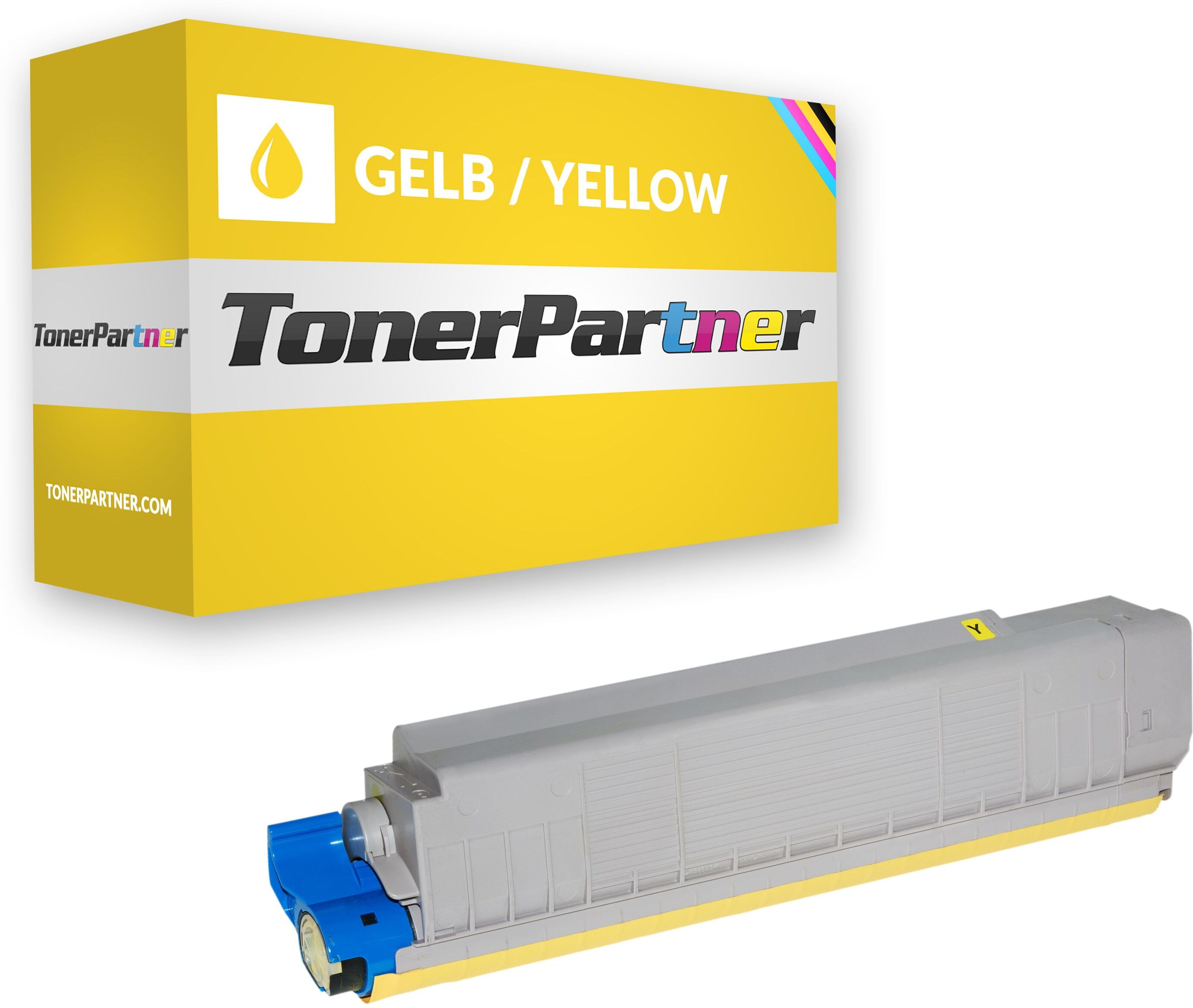 TonerPartner Kompatibel zu OKI MC 862 CDXN Toner (44059253) gelb, 10.000 Seiten, 1,04 Rp pro Seite von TonerPartner