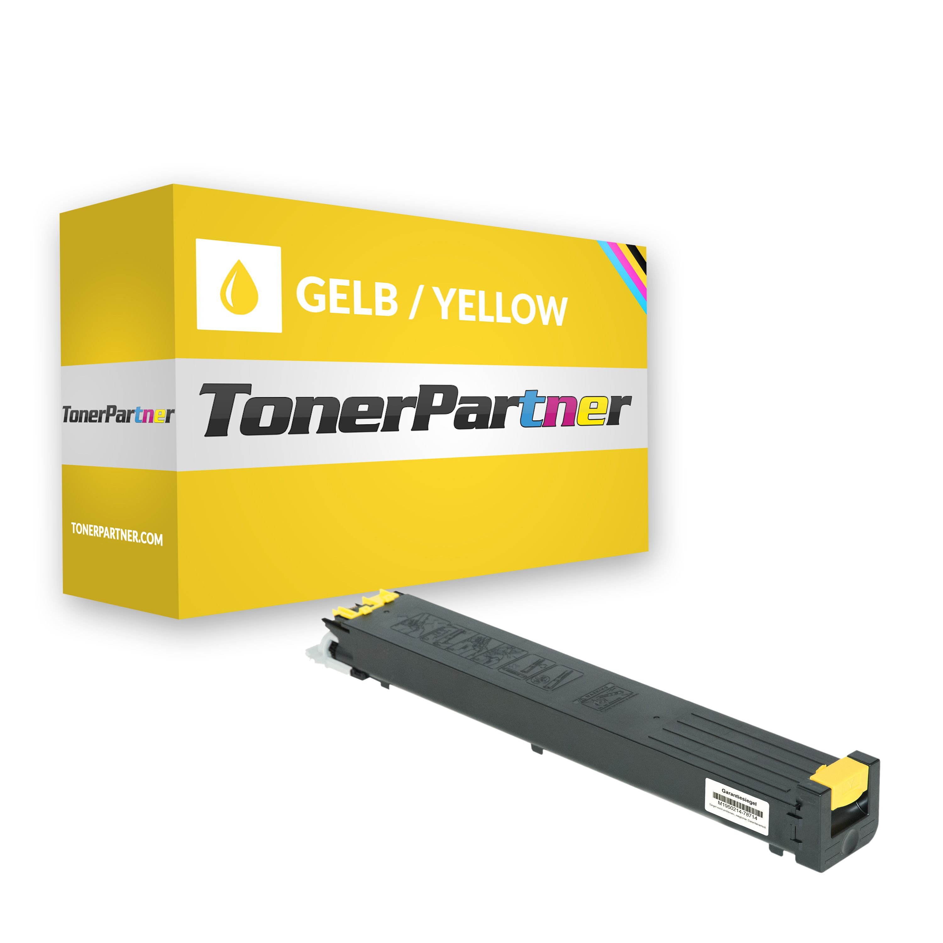 TonerPartner Kompatibel zu Sharp MX-2300 N Toner (MX-27 GTYA) gelb, 15.000 Seiten, 0,43 Rp pro Seite von TonerPartner