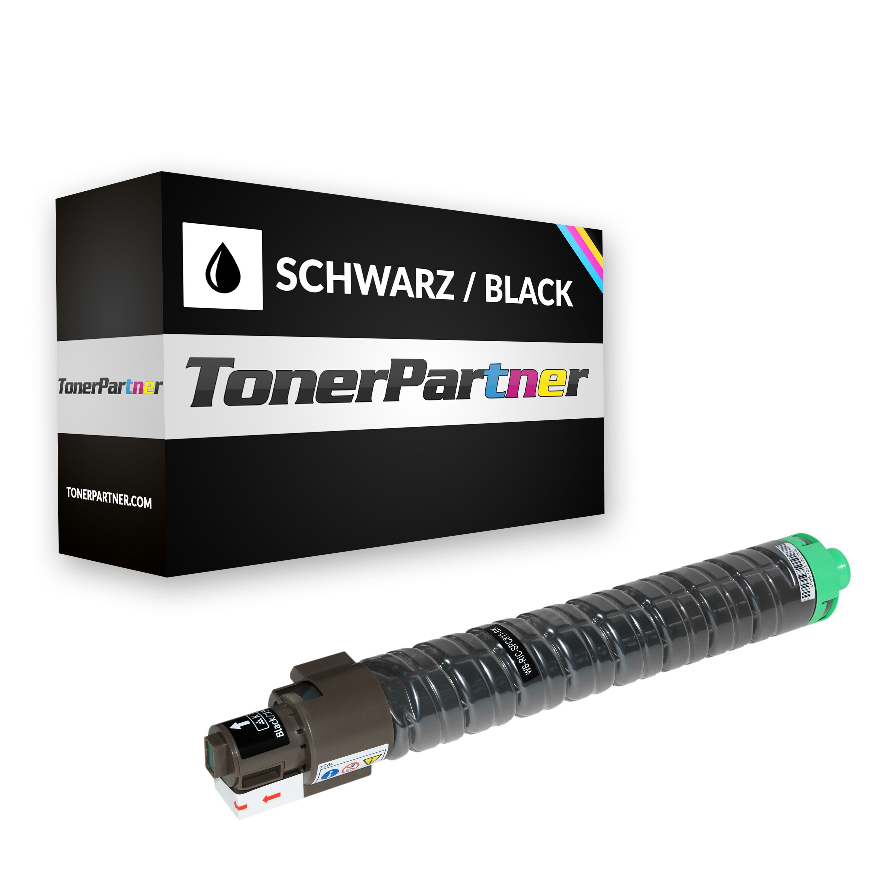 TonerPartner Kompatibel zu Ricoh Aficio SP C 811 dl Toner (TYPE SPC 811 / 821217) schwarz, 20.000 Seiten, 0,27 Rp pro Seite von TonerPartner