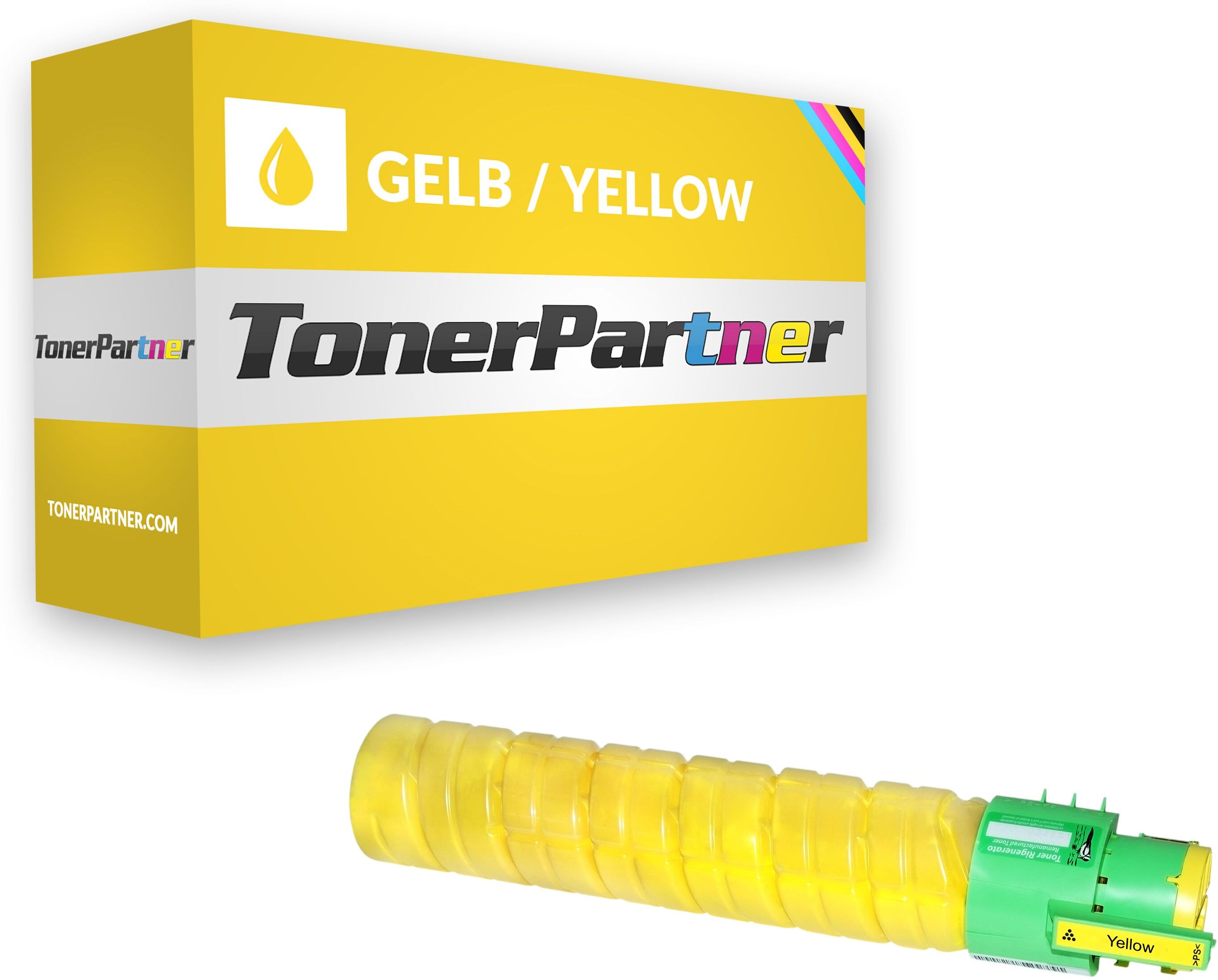 TonerPartner Kompatibel zu Lanier LP 125 CX Toner (TYPE 245 / 888313) gelb, 15.000 Seiten, 0,47 Rp pro Seite von TonerPartner