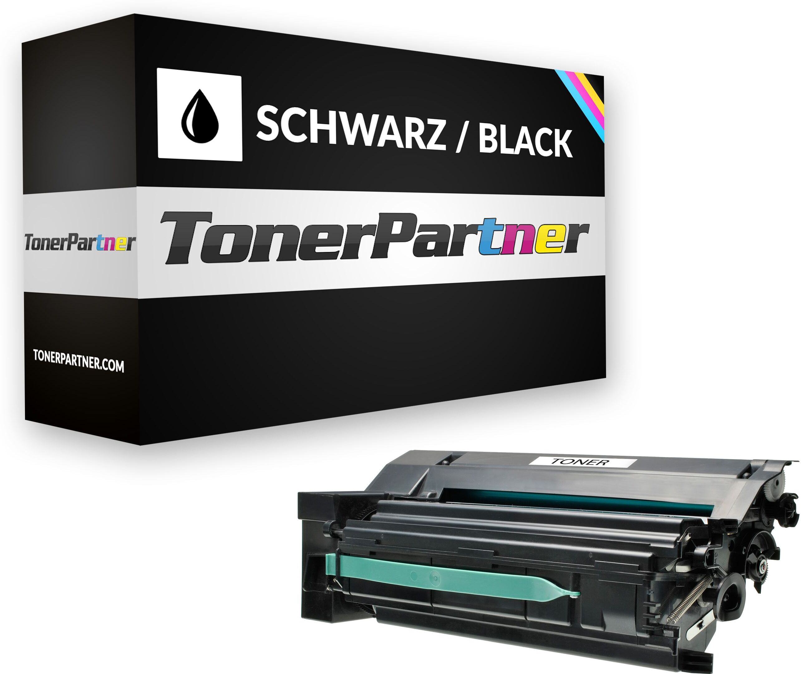 TonerPartner Kompatibel zu Lexmark 15G042K Toner schwarz, 15.000 Seiten, 0,79 Rp pro Seite - ersetzt Lexmark 15G042K Tonerkartusche von TonerPartner