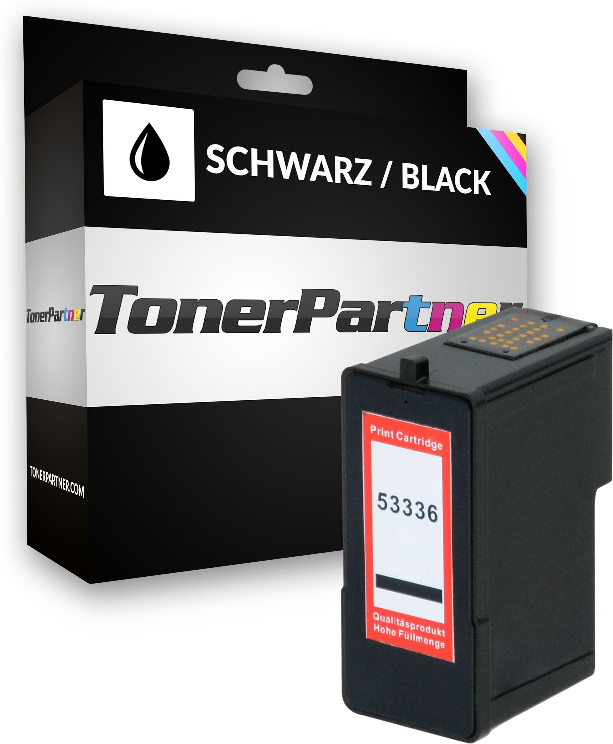 TonerPartner Kompatibel zu Primera Disc Publisher Pro Xi Tintenpatrone (53336) schwarz, Inhalt: 24 ml von TonerPartner