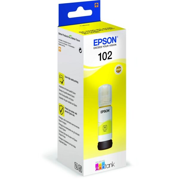 Epson Original Epson C 13 T 03R440 / 102 Tintenpatrone gelb, 6.000 Seiten, 0,14 Rp pro Seite, Inhalt: 70 ml - ersetzt Epson C13T03R440 / 102 Druckerpatrone