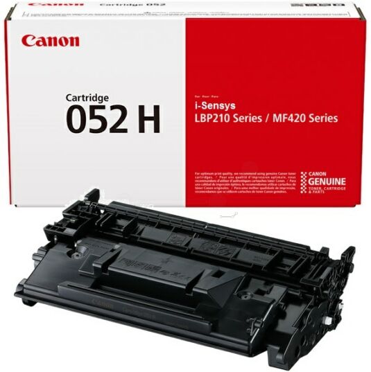 Canon Original Canon i-SENSYS MF 420 Series Toner (052H / 2200 C 002) schwarz, 9.200 Seiten, 1,59 Rp pro Seite