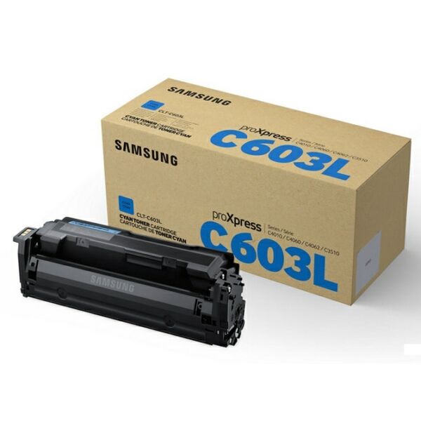 HP Kompatibel zu Samsung ProXpress C 4060 FX Toner (CLT-C603L / SU 080 A) cyan, 10.000 Seiten, 1,52 Rp pro Seite von HP