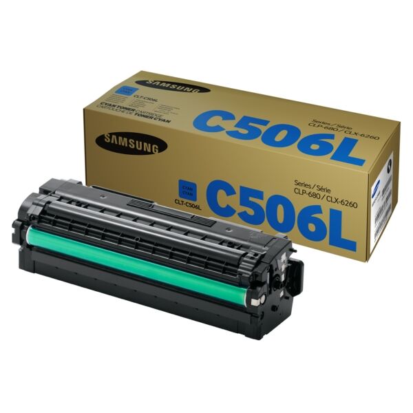 HP Kompatibel zu Samsung CLP-680 DW Premium Line Toner (CLT-C506L / SU 038 A) cyan, 3.500 Seiten, 2,91 Rp pro Seite von HP