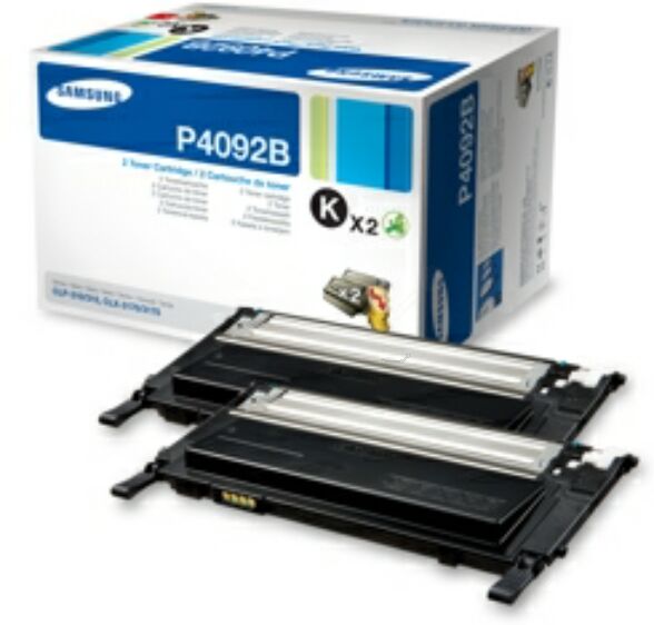 HP Original HP SU 391 A / CLT-P4092B Toner schwarz Multipack (2 St.), 1.500 Seiten, 6,17 Rp pro Seite - ersetzt HP SU391A / CLTP4092B Tonerkartusche