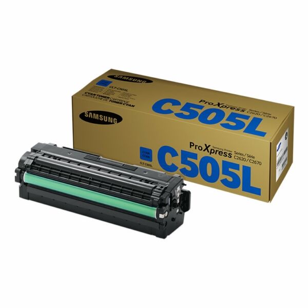 HP Original HP SU 035 A / CLT-C505L Toner cyan, 3.500 Seiten, 2,32 Rp pro Seite - ersetzt HP SU035A / CLTC505L Tonerkartusche