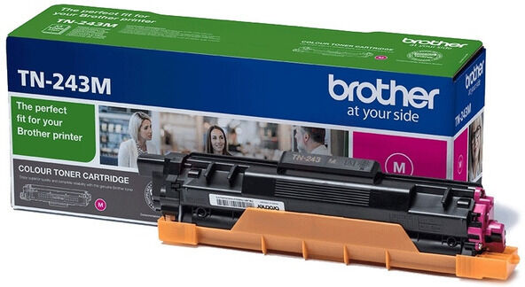 Brother Original Brother TN-243 M Toner magenta, 1.000 Seiten, 5,36 Rp pro Seite - ersetzt Brother TN243M Tonerkartusche