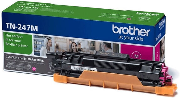 Brother Original Brother MFC-L 3740 CDN Toner (TN-247 M) magenta, 2.300 Seiten, 4,29 Rp pro Seite - ersetzt Tonerkartusche TN247M für Brother MFC-L 3740CDN