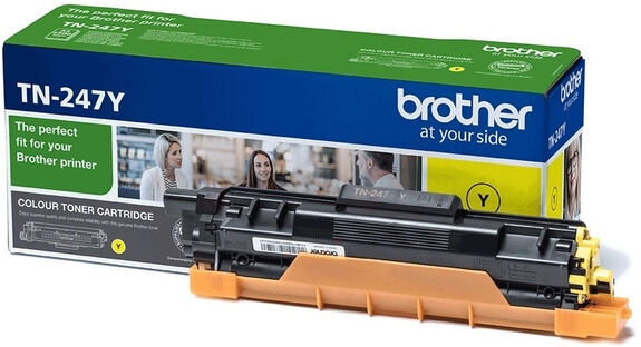 Brother Original Brother MFC-L 3730 CDN Toner (TN-247 Y) gelb, 2.300 Seiten, 4,28 Rp pro Seite - ersetzt Tonerkartusche TN247Y für Brother MFC-L 3730CDN