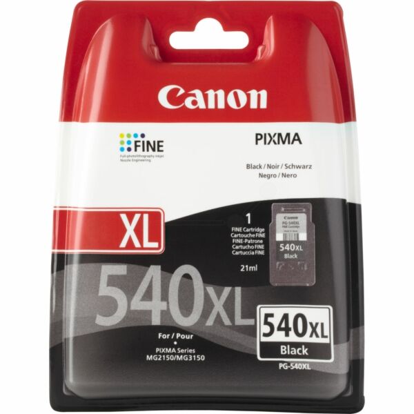 Canon Original Canon Pixma MX 390 Series Tintenpatrone (PG-540 XL / 5222 B 004) schwarz, 600 Seiten, 4,38 Rp pro Seite, Inhalt: 21 ml