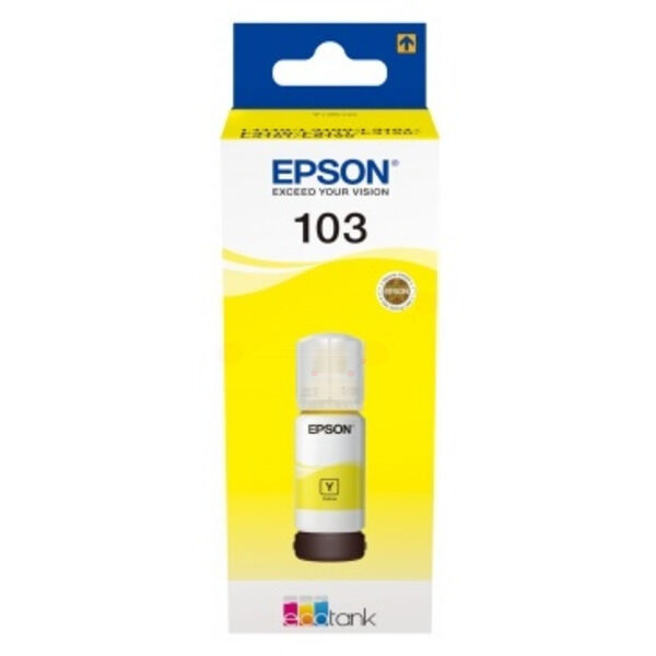 Epson Original Epson L 3110 Tintenpatrone (103 / C 13 T 00S44A) gelb, 4.500 Seiten, 0,2 Rp pro Seite, Inhalt: 70 ml