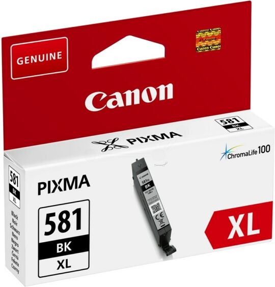 Canon Original Canon Pixma TR 8650 Tintenpatrone (CLI-581 BKXL / 2052 C 005) schwarz, 3.120 Seiten, 0,49 Rp pro Seite, Inhalt: 8 ml