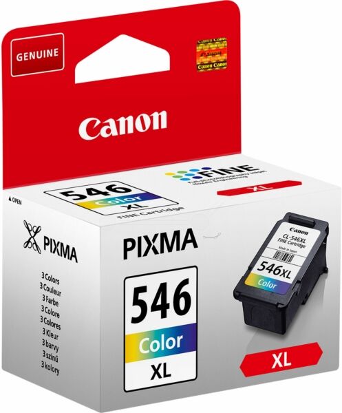 Canon Original Canon CL-546 XL / 8288 B 004 Tintenpatrone farbe, 300 Seiten, 7,8 Rp pro Seite, Inhalt: 13 ml